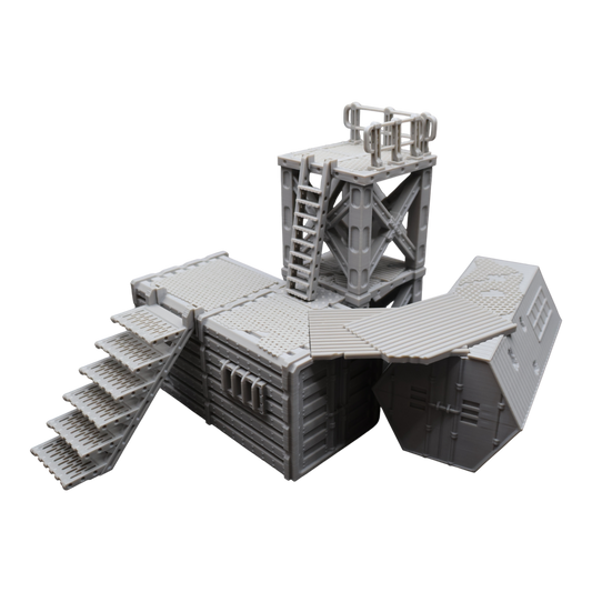Wargaming 28mm scatter terrain scenery showing 3D-printed item that is compatible with games such as Warhammer 40K, Star Wars Legions, D+D, Dungeons and Dragons, Sci-Fi, Fantasy and other miniature tabletop games. Brand Jawar3d found at www.jawar3d.co.uk.