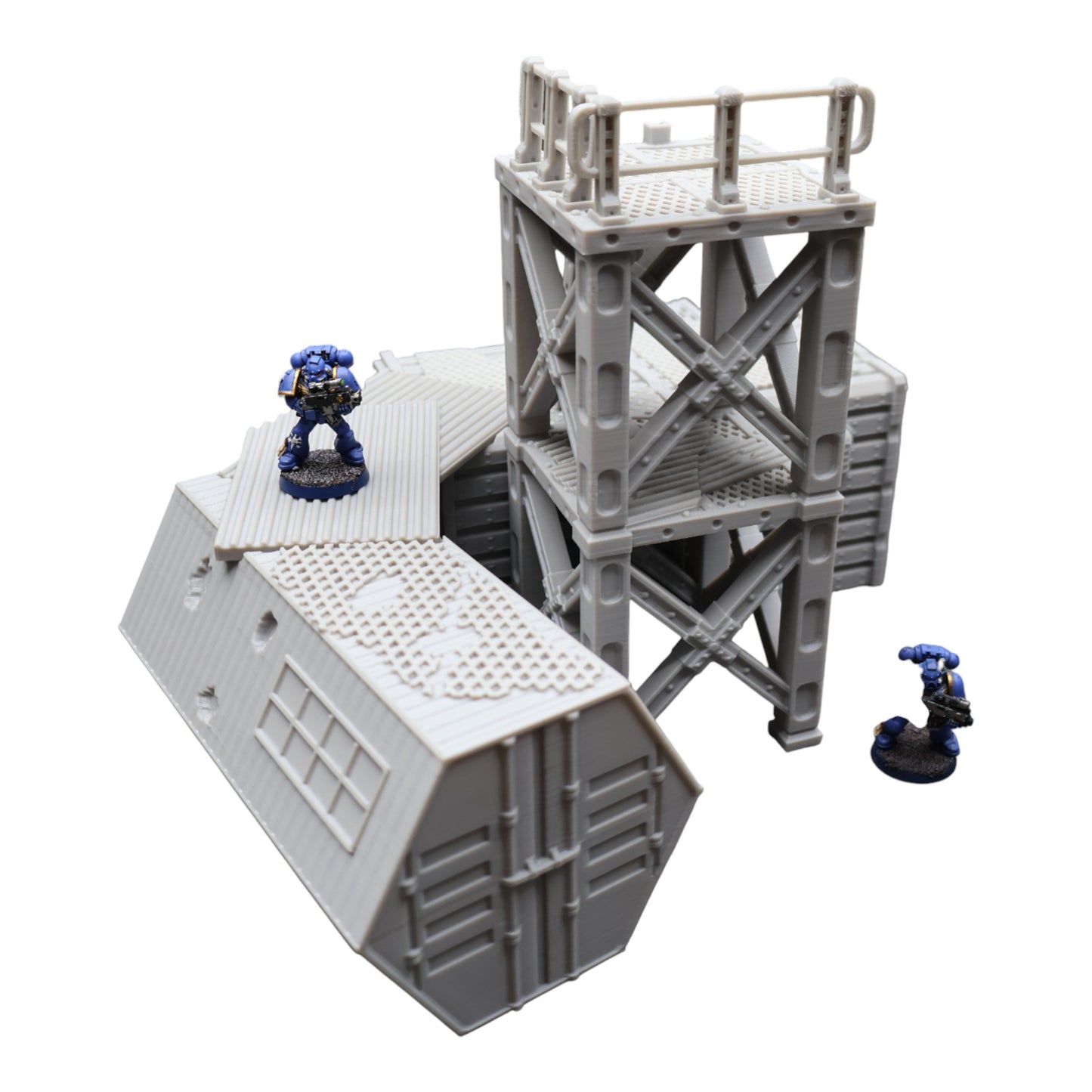Wargaming 28mm scatter terrain scenery showing 3D-printed item that is compatible with games such as Warhammer 40K, Star Wars Legions, D+D, Dungeons and Dragons, Sci-Fi, Fantasy and other miniature tabletop games. Brand Jawar3d found at www.jawar3d.co.uk.
