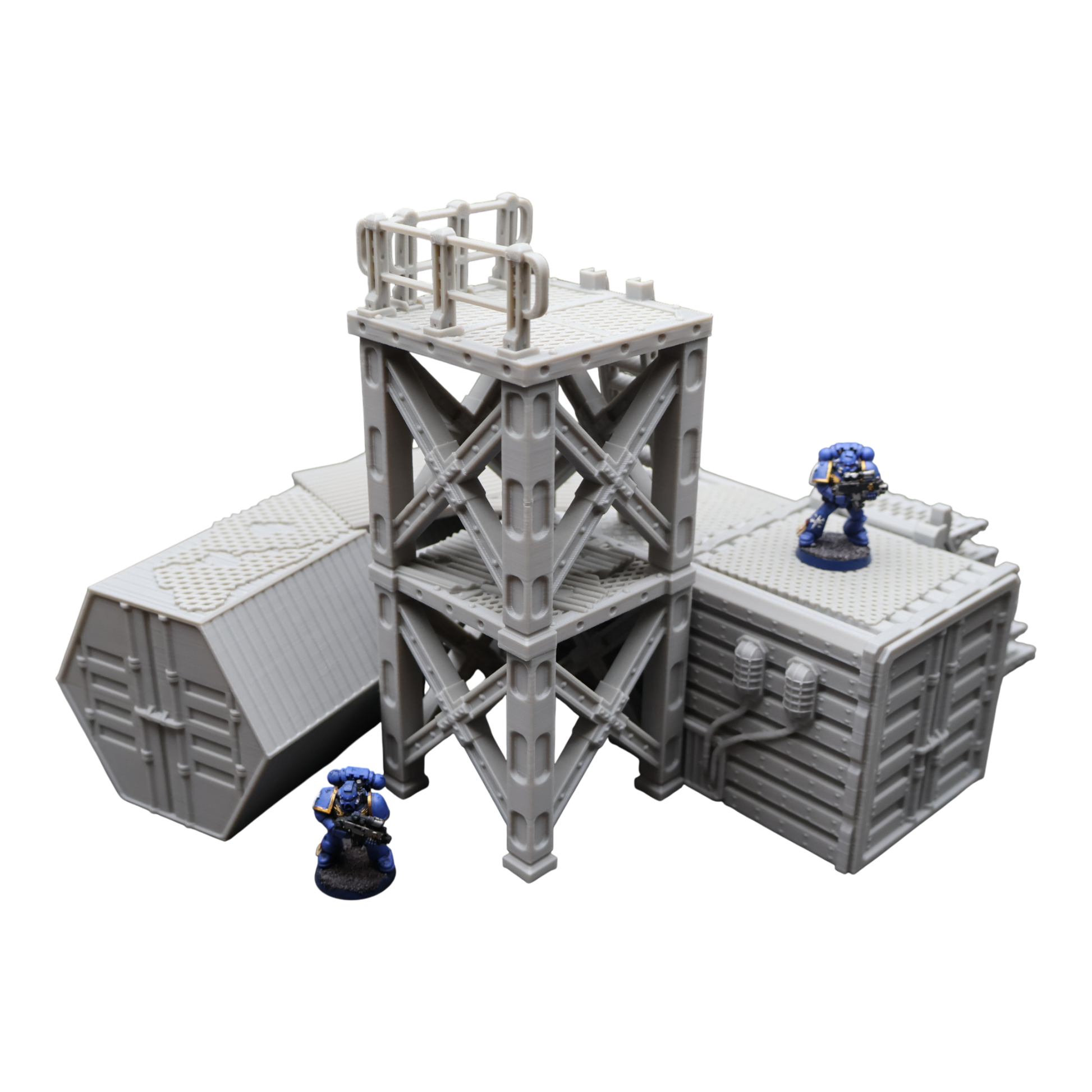 Wargaming 28mm scatter terrain scenery showing 3D-printed item that is compatible with games such as Warhammer 40K, Star Wars Legions, D+D, Dungeons and Dragons, Sci-Fi, Fantasy and other miniature tabletop games. Brand Jawar3d found at www.jawar3d.co.uk.