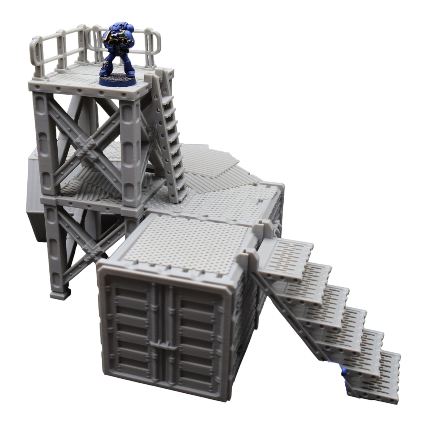 Wargaming 28mm scatter terrain scenery showing 3D-printed item that is compatible with games such as Warhammer 40K, Star Wars Legions, D+D, Dungeons and Dragons, Sci-Fi, Fantasy and other miniature tabletop games. Brand Jawar3d found at www.jawar3d.co.uk.
