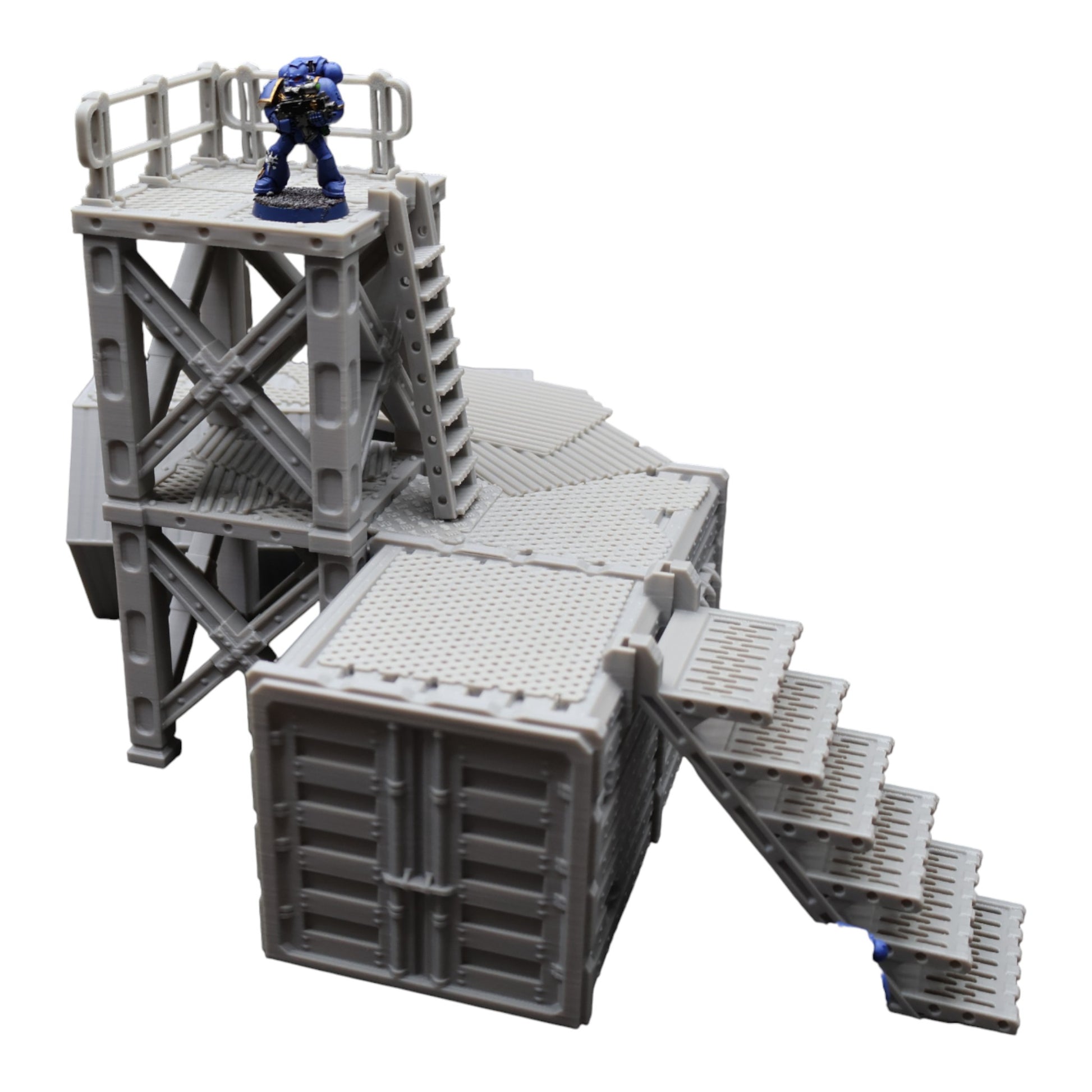 Wargaming 28mm scatter terrain scenery showing 3D-printed item that is compatible with games such as Warhammer 40K, Star Wars Legions, D+D, Dungeons and Dragons, Sci-Fi, Fantasy and other miniature tabletop games. Brand Jawar3d found at www.jawar3d.co.uk.