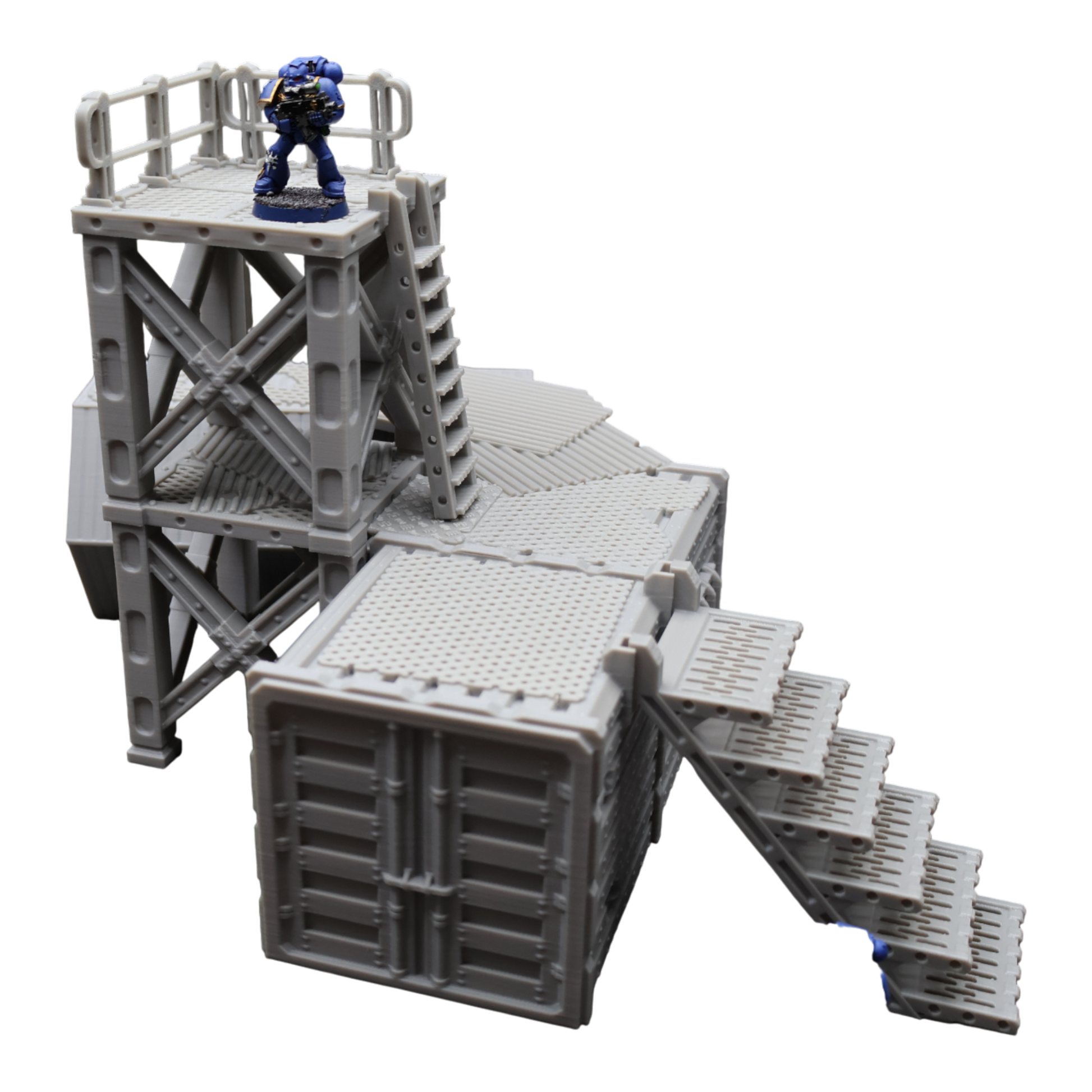 Wargaming 28mm scatter terrain scenery showing 3D-printed item that is compatible with games such as Warhammer 40K, Star Wars Legions, D+D, Dungeons and Dragons, Sci-Fi, Fantasy and other miniature tabletop games. Brand Jawar3d found at www.jawar3d.co.uk.