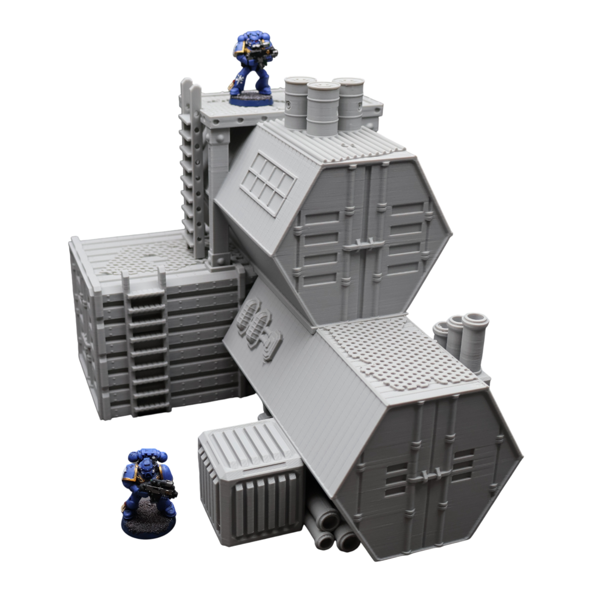 Wargaming 28mm scatter terrain scenery showing 3D-printed item that is compatible with games such as Warhammer 40K, Star Wars Legions, D+D, Dungeons and Dragons, Sci-Fi, Fantasy and other miniature tabletop games. Brand Jawar3d found at www.jawar3d.co.uk.