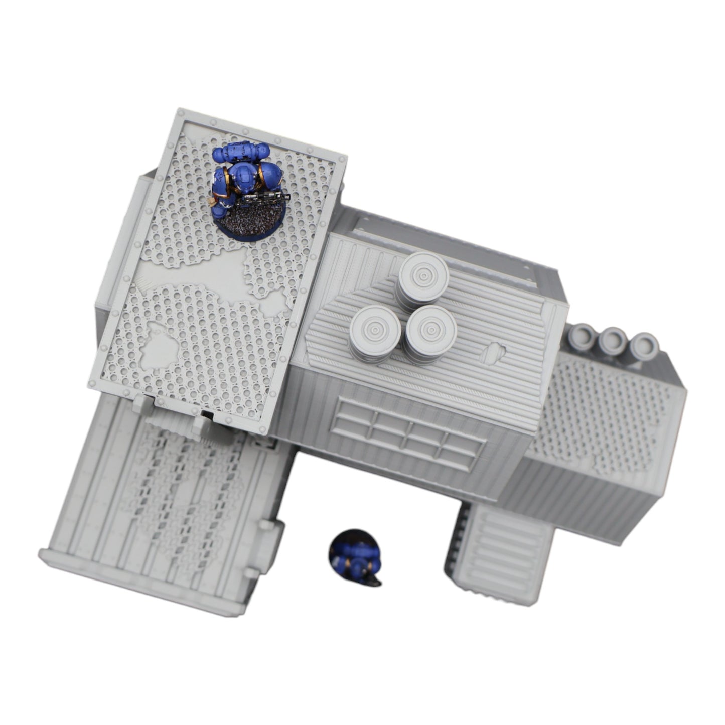 Wargaming 28mm scatter terrain scenery showing 3D-printed item that is compatible with games such as Warhammer 40K, Star Wars Legions, D+D, Dungeons and Dragons, Sci-Fi, Fantasy and other miniature tabletop games. Brand Jawar3d found at www.jawar3d.co.uk.