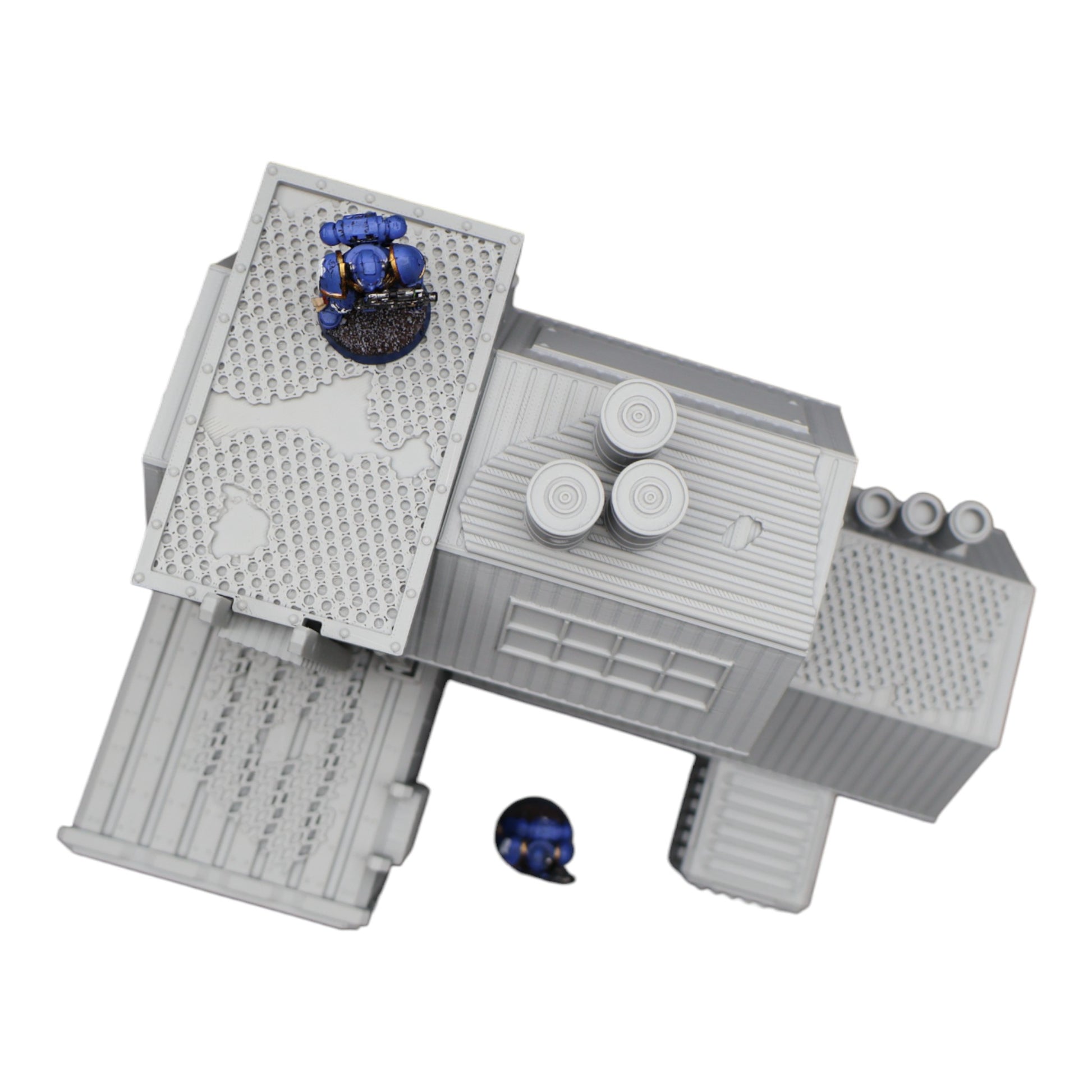 Wargaming 28mm scatter terrain scenery showing 3D-printed item that is compatible with games such as Warhammer 40K, Star Wars Legions, D+D, Dungeons and Dragons, Sci-Fi, Fantasy and other miniature tabletop games. Brand Jawar3d found at www.jawar3d.co.uk.