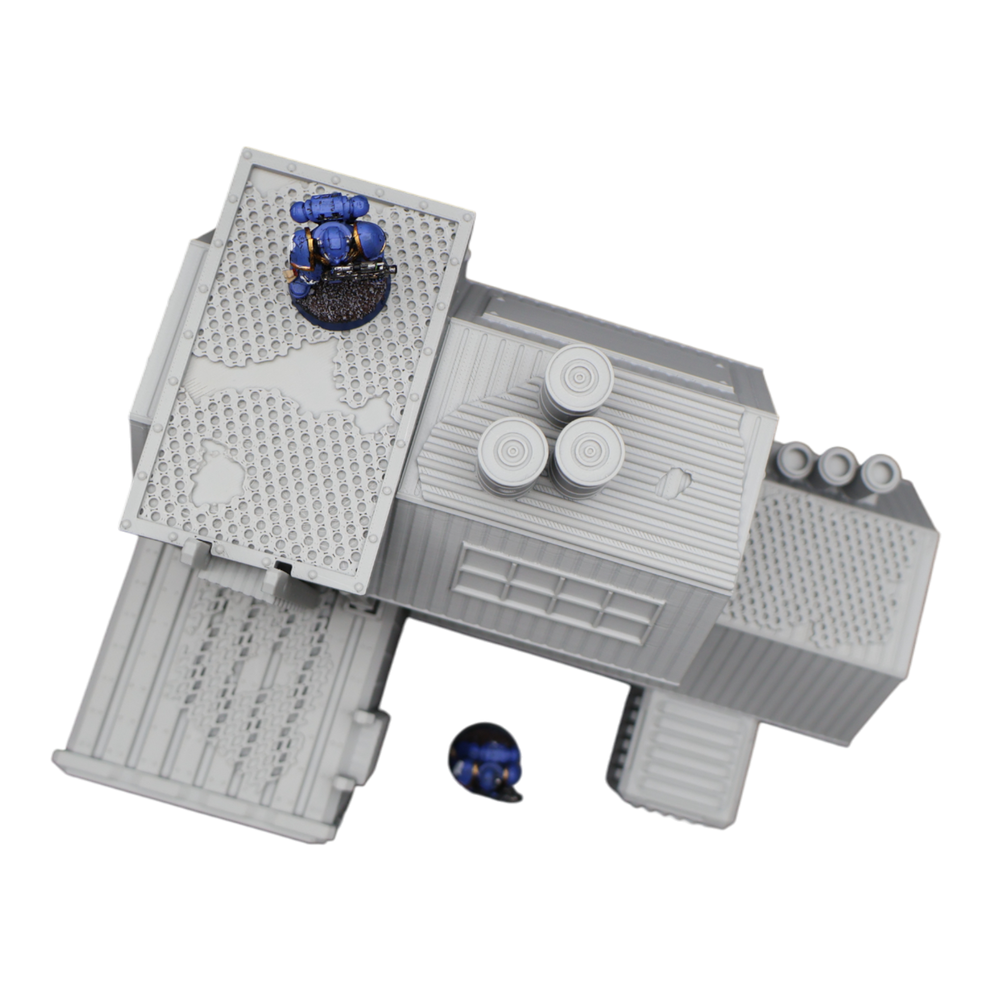 Wargaming 28mm scatter terrain scenery showing 3D-printed item that is compatible with games such as Warhammer 40K, Star Wars Legions, D+D, Dungeons and Dragons, Sci-Fi, Fantasy and other miniature tabletop games. Brand Jawar3d found at www.jawar3d.co.uk.