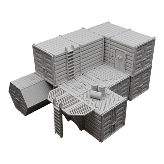 Wargaming 28mm scatter terrain scenery showing 3D-printed item that is compatible with games such as Warhammer 40K, Star Wars Legions, D+D, Dungeons and Dragons, Sci-Fi, Fantasy and other miniature tabletop games. Brand Jawar3d found at www.jawar3d.co.uk.