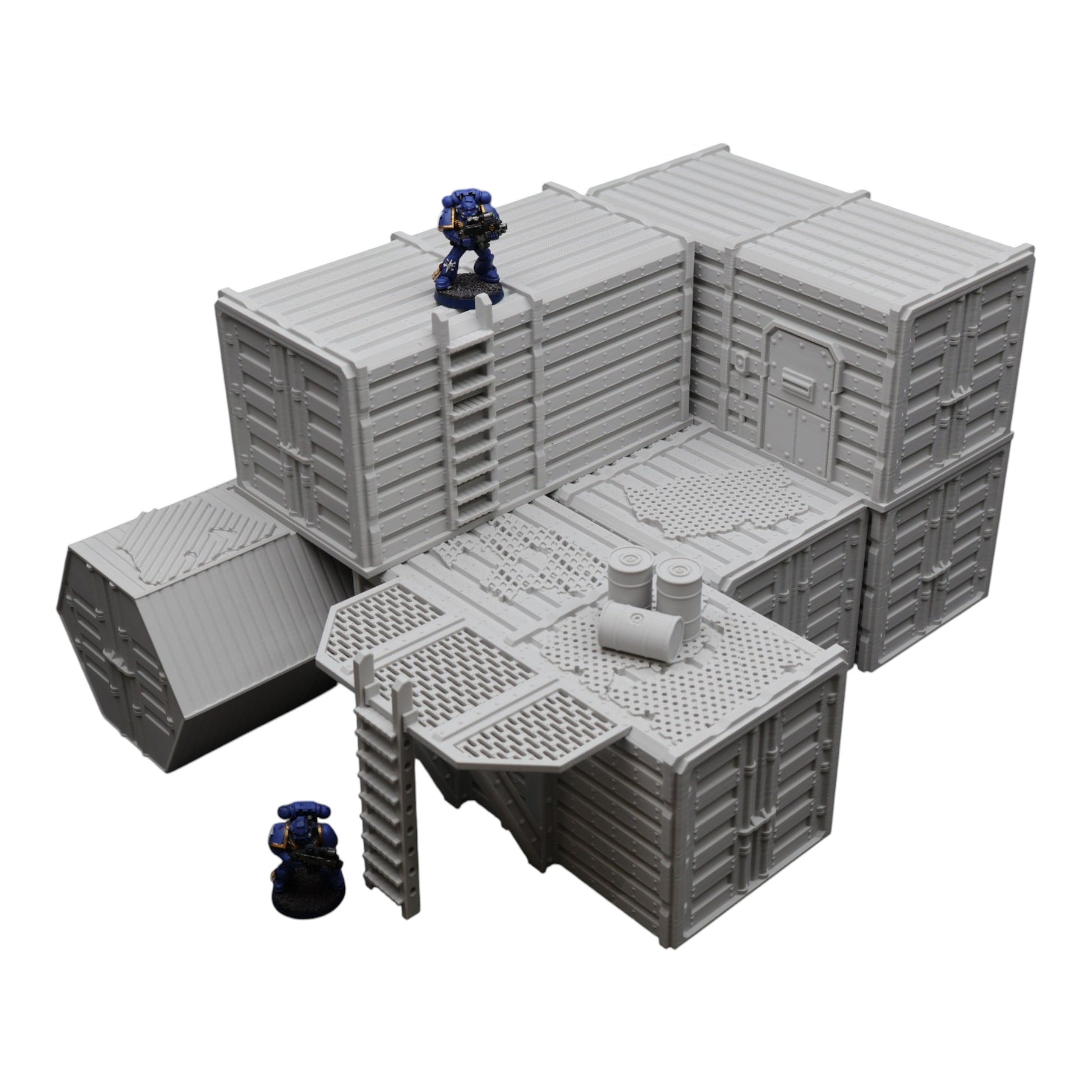Wargaming 28mm scatter terrain scenery showing 3D-printed item that is compatible with games such as Warhammer 40K, Star Wars Legions, D+D, Dungeons and Dragons, Sci-Fi, Fantasy and other miniature tabletop games. Brand Jawar3d found at www.jawar3d.co.uk.