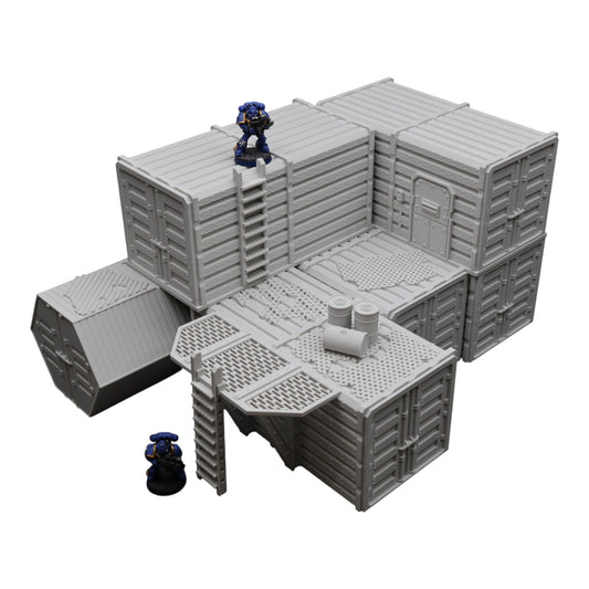 Wargaming 28mm scatter terrain scenery showing 3D-printed item that is compatible with games such as Warhammer 40K, Star Wars Legions, D+D, Dungeons and Dragons, Sci-Fi, Fantasy and other miniature tabletop games. Brand Jawar3d found at www.jawar3d.co.uk.