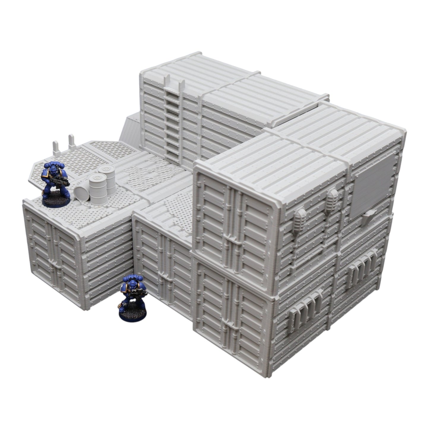 Wargaming 28mm scatter terrain scenery showing 3D-printed item that is compatible with games such as Warhammer 40K, Star Wars Legions, D+D, Dungeons and Dragons, Sci-Fi, Fantasy and other miniature tabletop games. Brand Jawar3d found at www.jawar3d.co.uk.