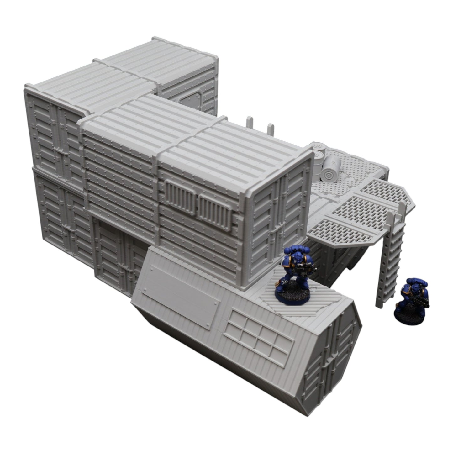 Wargaming 28mm scatter terrain scenery showing 3D-printed item that is compatible with games such as Warhammer 40K, Star Wars Legions, D+D, Dungeons and Dragons, Sci-Fi, Fantasy and other miniature tabletop games. Brand Jawar3d found at www.jawar3d.co.uk.