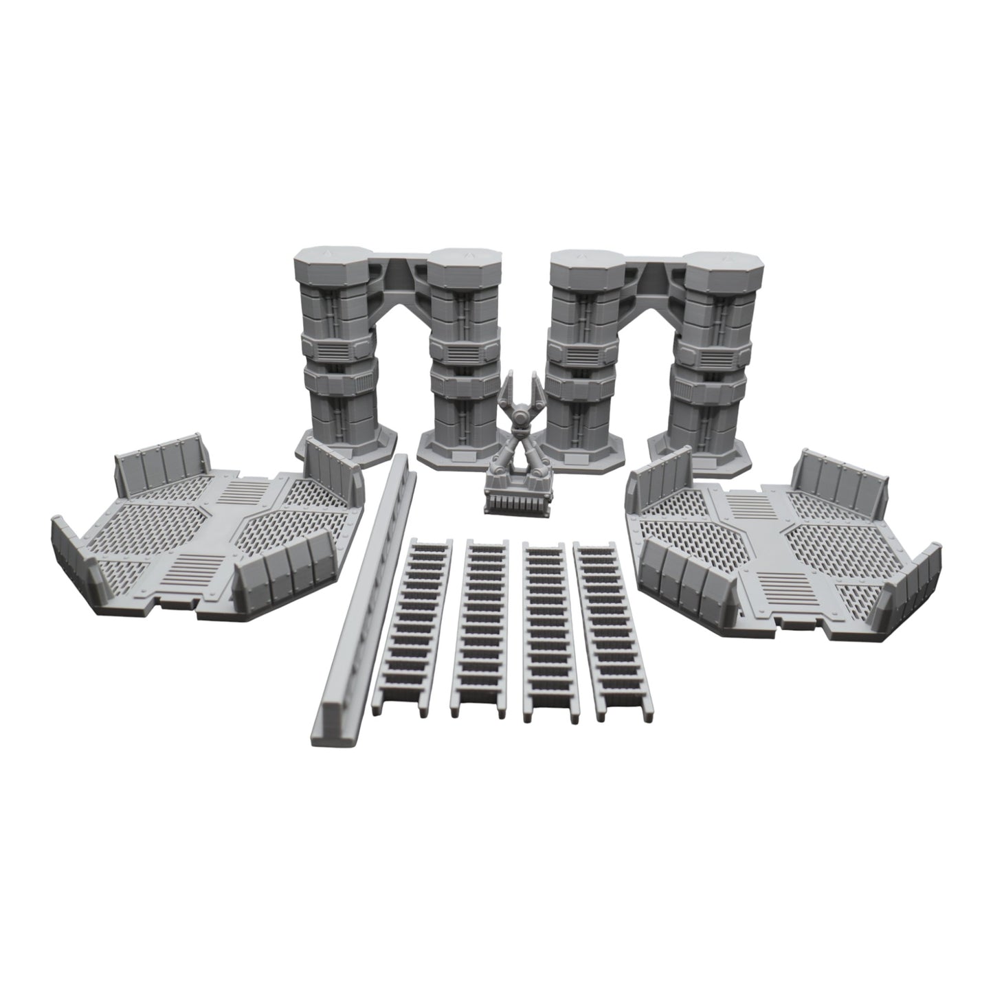 Wargaming 28mm scatter terrain scenery showing 3D-printed item that is compatible with games such as Warhammer 40K, Star Wars Legions, D+D, Dungeons and Dragons, Sci-Fi, Fantasy and other miniature tabletop games. Brand Jawar3d found at www.jawar3d.co.uk.