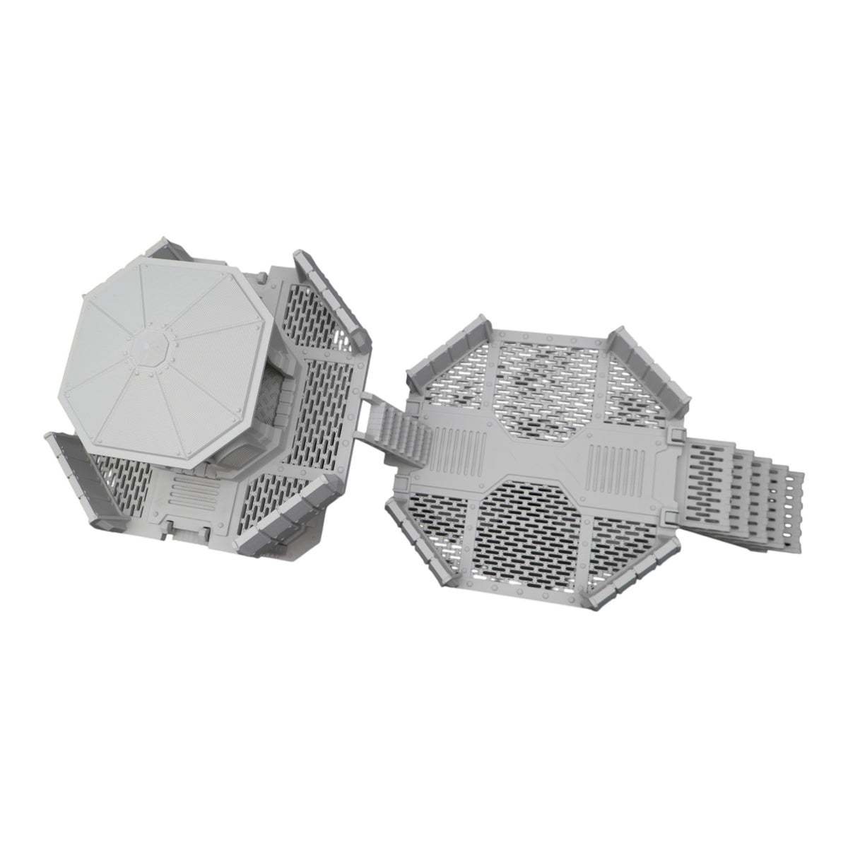 Wargaming 28mm scatter terrain scenery showing 3D-printed item that is compatible with games such as Warhammer 40K, Star Wars Legions, D+D, Dungeons and Dragons, Sci-Fi, Fantasy and other miniature tabletop games. Brand Jawar3d found at www.jawar3d.co.uk.