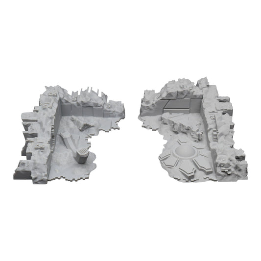 Wargaming 28mm scatter terrain scenery showing 3D-printed item that is compatible with games such as Warhammer 40K, Star Wars Legions, D+D, Dungeons and Dragons, Sci-Fi, Fantasy and other miniature tabletop games. Brand Jawar3d found at www.jawar3d.co.uk.