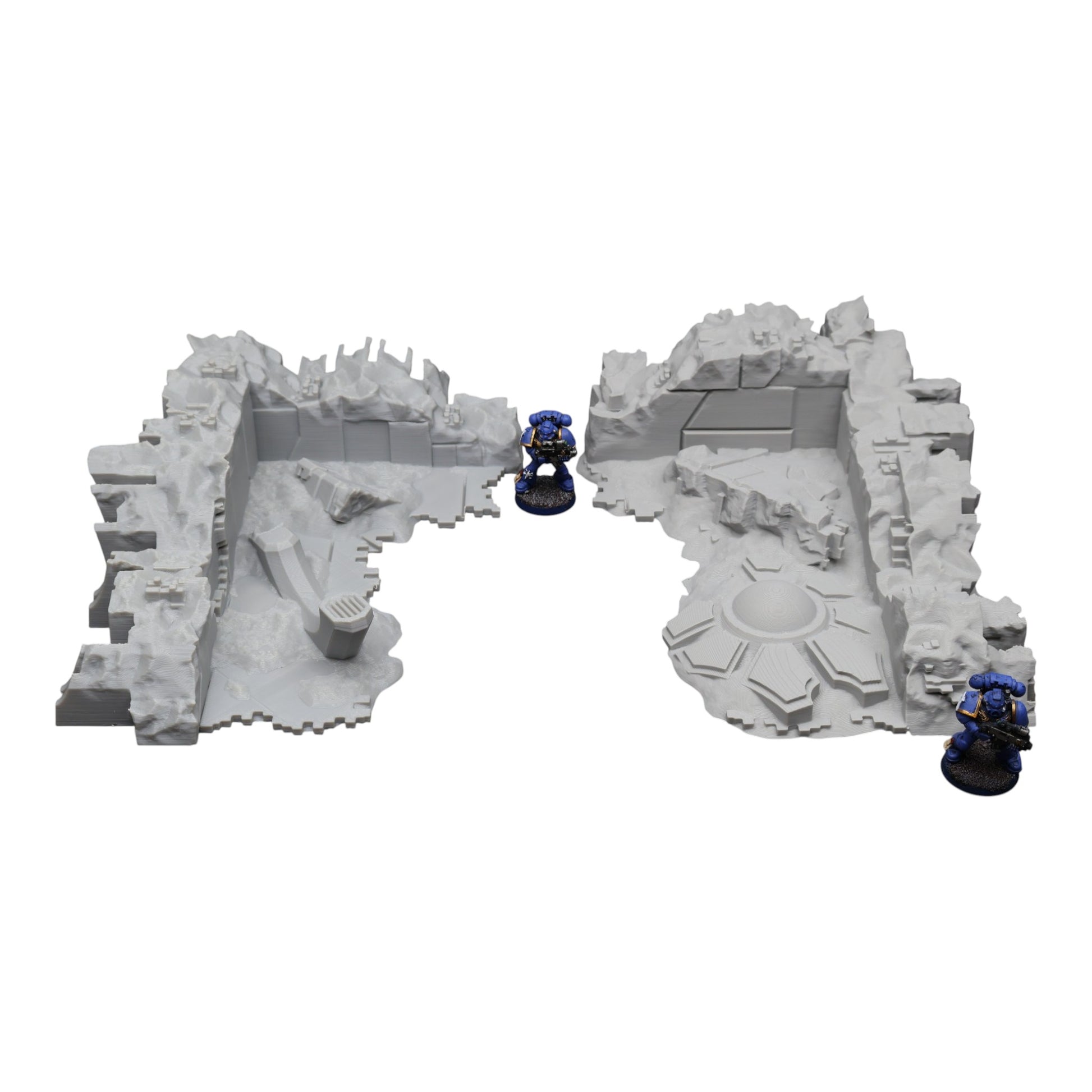 Wargaming 28mm scatter terrain scenery showing 3D-printed item that is compatible with games such as Warhammer 40K, Star Wars Legions, D+D, Dungeons and Dragons, Sci-Fi, Fantasy and other miniature tabletop games. Brand Jawar3d found at www.jawar3d.co.uk.