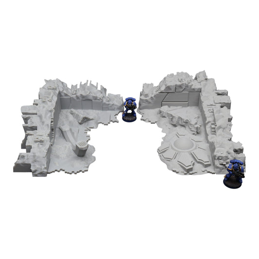 Wargaming 28mm scatter terrain scenery showing 3D-printed item that is compatible with games such as Warhammer 40K, Star Wars Legions, D+D, Dungeons and Dragons, Sci-Fi, Fantasy and other miniature tabletop games. Brand Jawar3d found at www.jawar3d.co.uk.