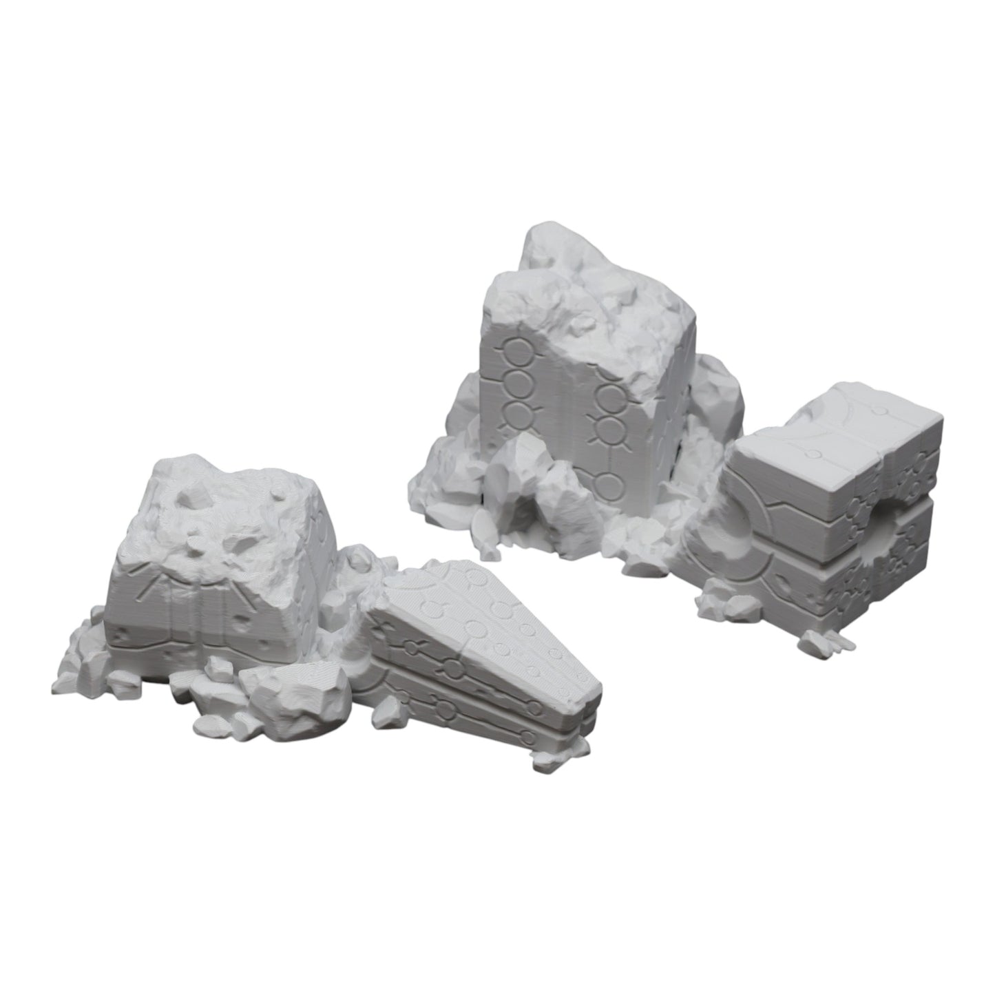 Wargaming 28mm scatter terrain scenery showing 3D-printed item that is compatible with games such as Warhammer 40K, Star Wars Legions, D+D, Dungeons and Dragons, Sci-Fi, Fantasy and other miniature tabletop games. Brand Jawar3d found at www.jawar3d.co.uk.