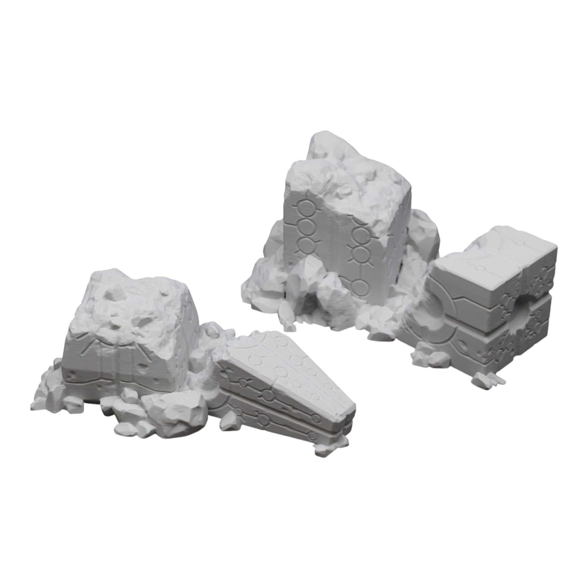 Wargaming 28mm scatter terrain scenery showing 3D-printed item that is compatible with games such as Warhammer 40K, Star Wars Legions, D+D, Dungeons and Dragons, Sci-Fi, Fantasy and other miniature tabletop games. Brand Jawar3d found at www.jawar3d.co.uk.