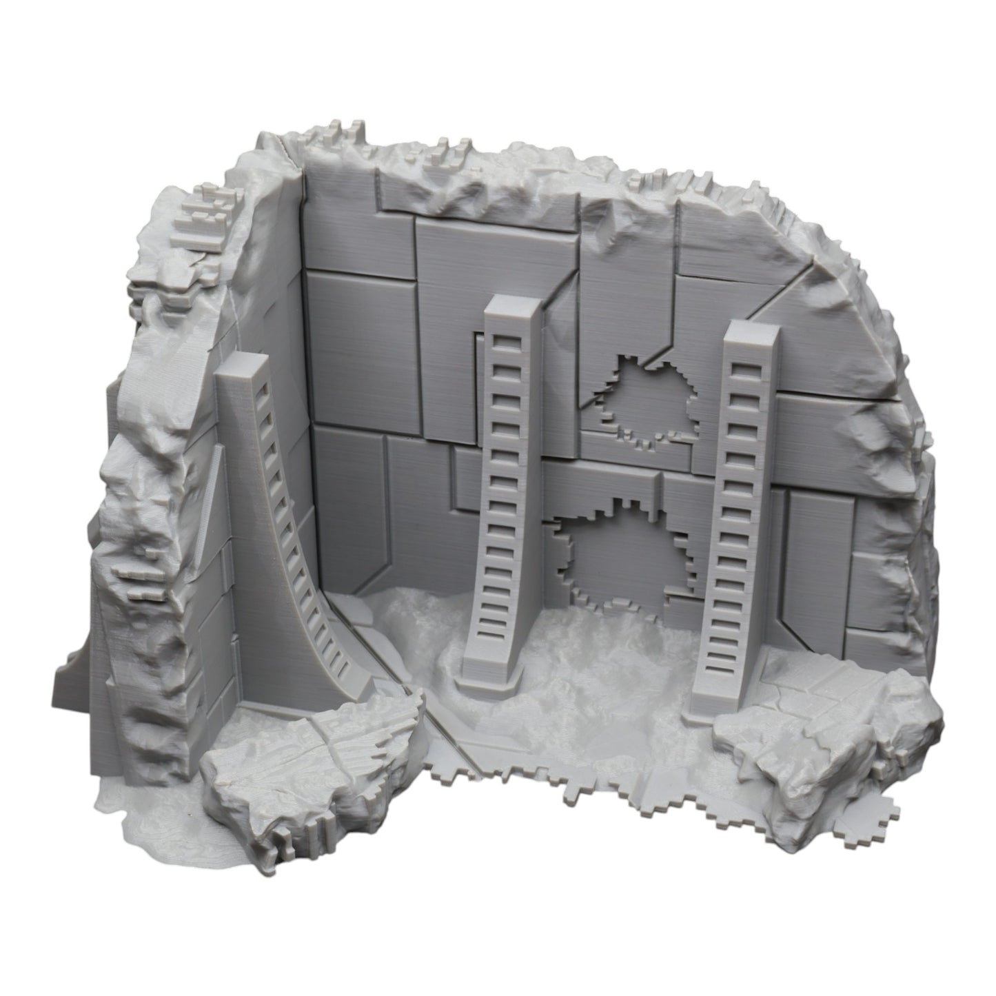 Wargaming 28mm scatter terrain scenery showing 3D-printed item that is compatible with games such as Warhammer 40K, Star Wars Legions, D+D, Dungeons and Dragons, Sci-Fi, Fantasy and other miniature tabletop games. Brand Jawar3d found at www.jawar3d.co.uk.