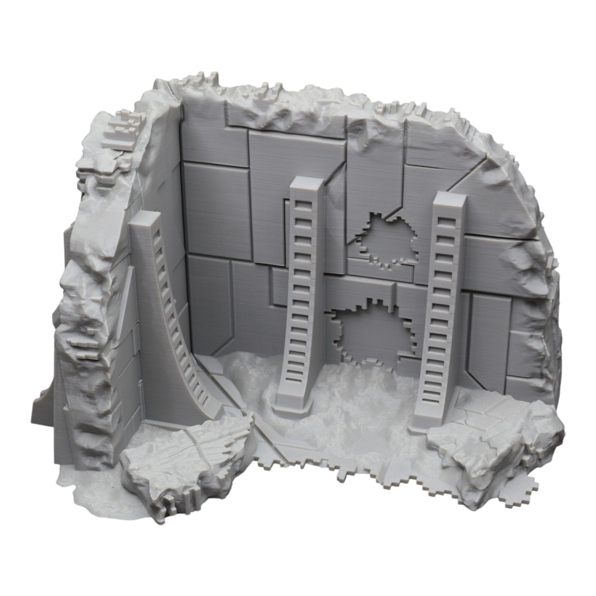 Wargaming 28mm scatter terrain scenery showing 3D-printed item that is compatible with games such as Warhammer 40K, Star Wars Legions, D+D, Dungeons and Dragons, Sci-Fi, Fantasy and other miniature tabletop games. Brand Jawar3d found at www.jawar3d.co.uk.