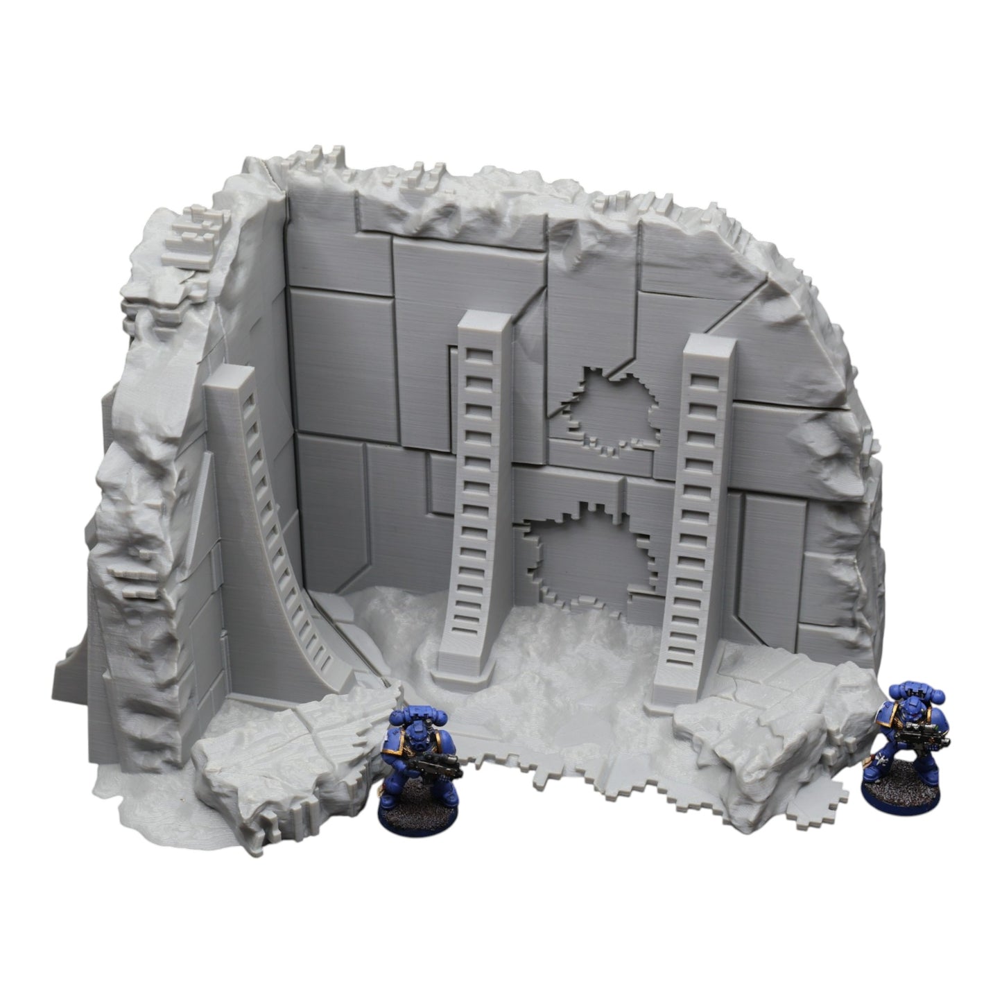 Wargaming 28mm scatter terrain scenery showing 3D-printed item that is compatible with games such as Warhammer 40K, Star Wars Legions, D+D, Dungeons and Dragons, Sci-Fi, Fantasy and other miniature tabletop games. Brand Jawar3d found at www.jawar3d.co.uk.