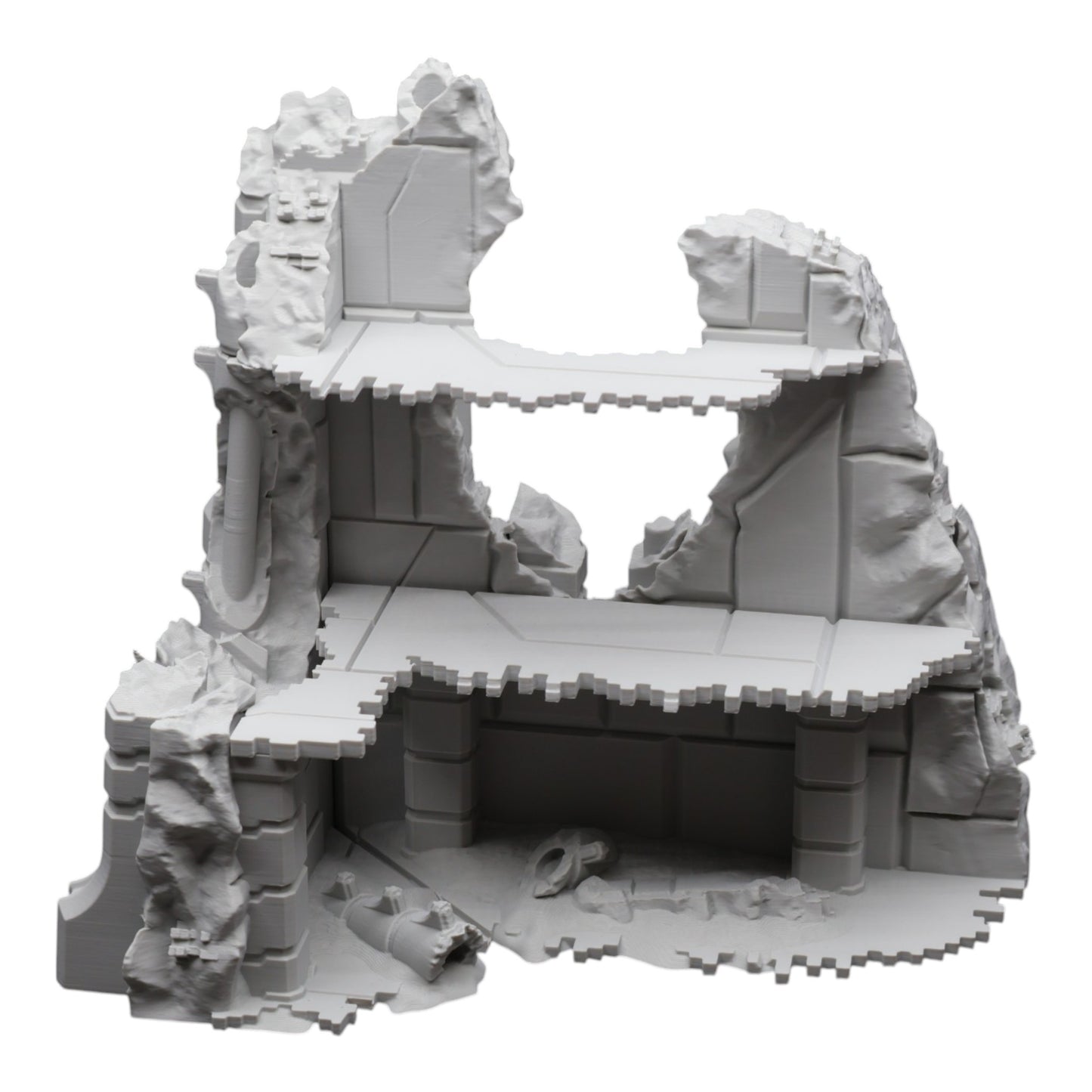 Wargaming 28mm scatter terrain scenery showing 3D-printed item that is compatible with games such as Warhammer 40K, Star Wars Legions, D+D, Dungeons and Dragons, Sci-Fi, Fantasy and other miniature tabletop games. Brand Jawar3d found at www.jawar3d.co.uk.
