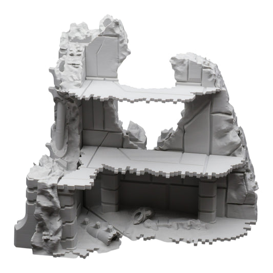 Wargaming 28mm scatter terrain scenery showing 3D-printed item that is compatible with games such as Warhammer 40K, Star Wars Legions, D+D, Dungeons and Dragons, Sci-Fi, Fantasy and other miniature tabletop games. Brand Jawar3d found at www.jawar3d.co.uk.