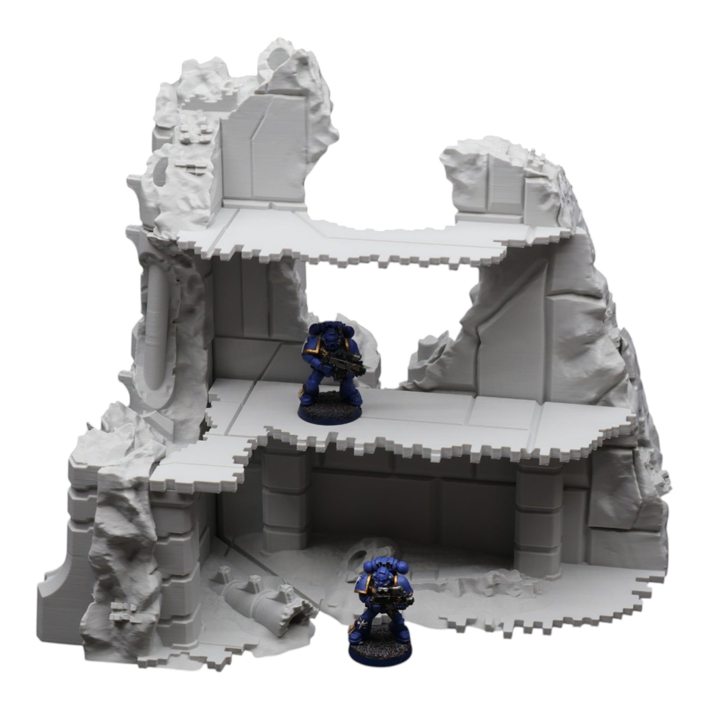 Wargaming 28mm scatter terrain scenery showing 3D-printed item that is compatible with games such as Warhammer 40K, Star Wars Legions, D+D, Dungeons and Dragons, Sci-Fi, Fantasy and other miniature tabletop games. Brand Jawar3d found at www.jawar3d.co.uk.