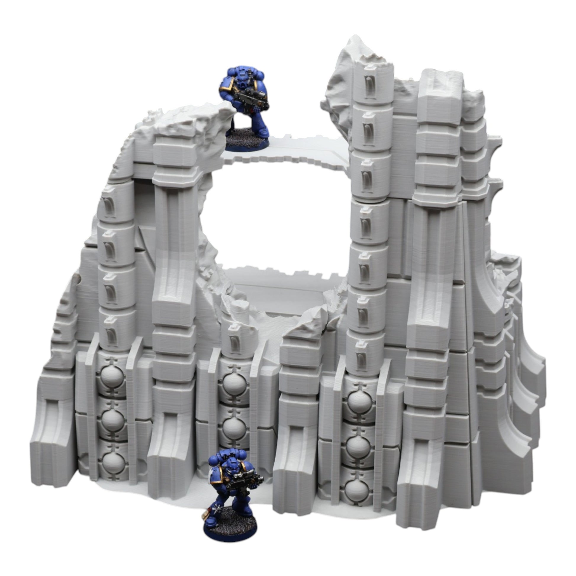 Wargaming 28mm scatter terrain scenery showing 3D-printed item that is compatible with games such as Warhammer 40K, Star Wars Legions, D+D, Dungeons and Dragons, Sci-Fi, Fantasy and other miniature tabletop games. Brand Jawar3d found at www.jawar3d.co.uk.