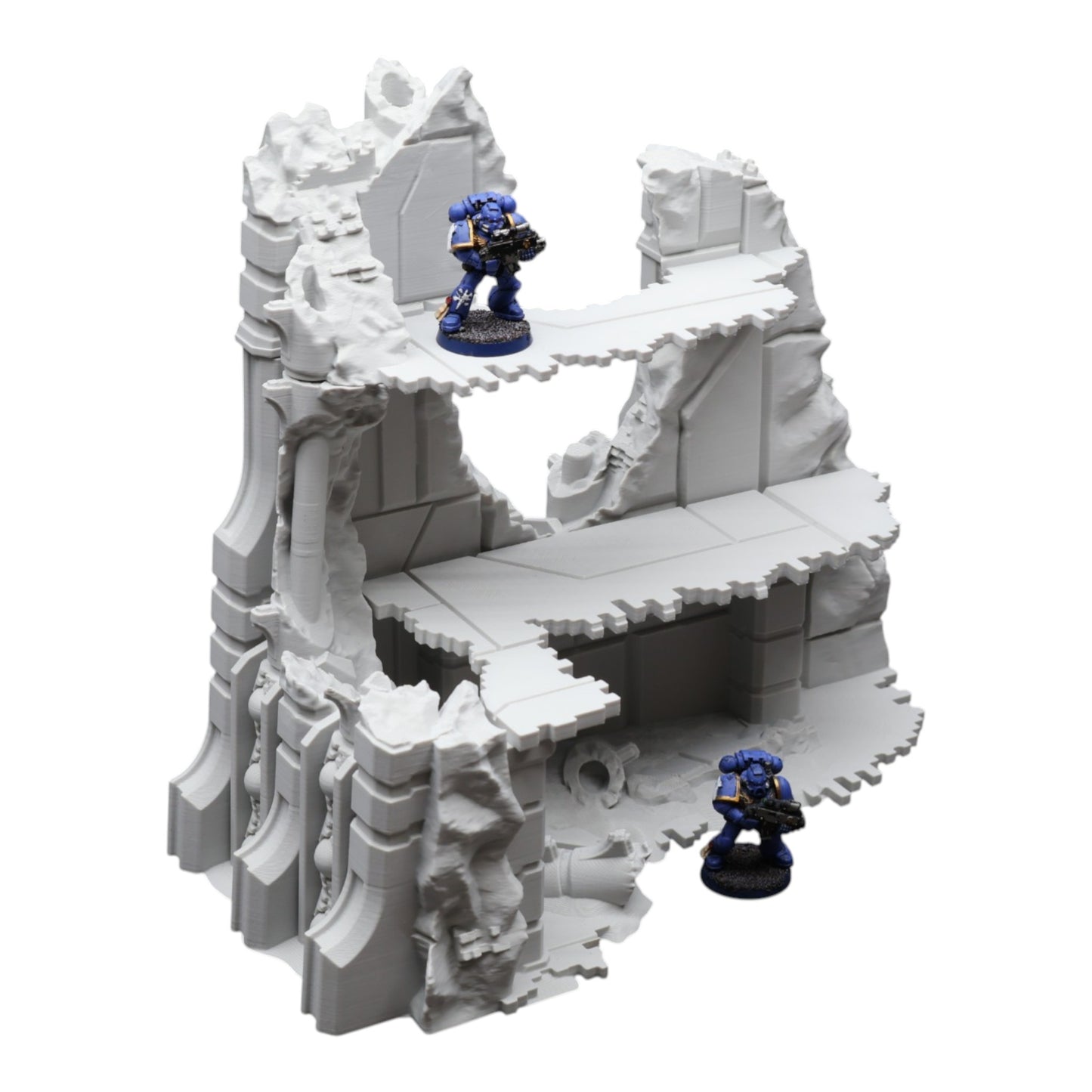 Wargaming 28mm scatter terrain scenery showing 3D-printed item that is compatible with games such as Warhammer 40K, Star Wars Legions, D+D, Dungeons and Dragons, Sci-Fi, Fantasy and other miniature tabletop games. Brand Jawar3d found at www.jawar3d.co.uk.