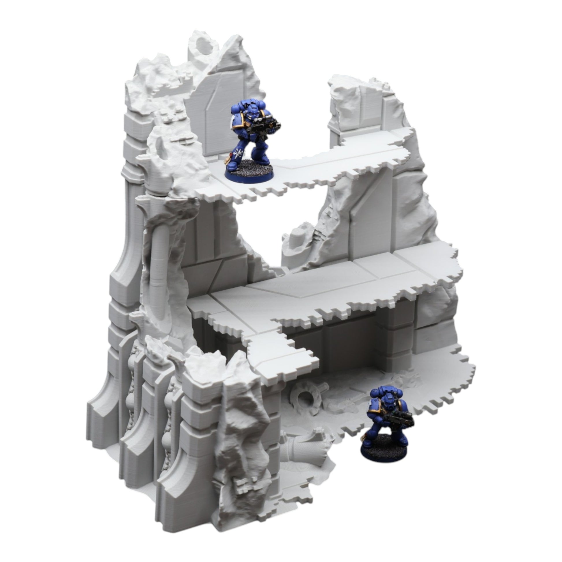 Wargaming 28mm scatter terrain scenery showing 3D-printed item that is compatible with games such as Warhammer 40K, Star Wars Legions, D+D, Dungeons and Dragons, Sci-Fi, Fantasy and other miniature tabletop games. Brand Jawar3d found at www.jawar3d.co.uk.