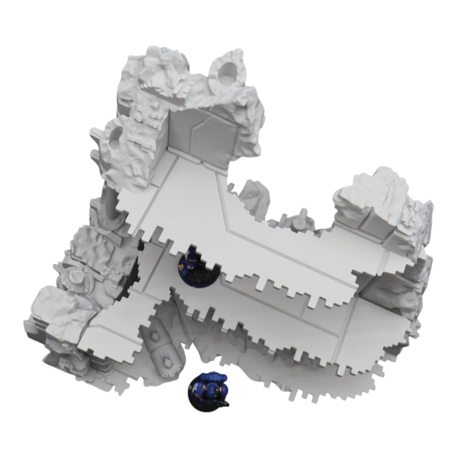 Wargaming 28mm scatter terrain scenery showing 3D-printed item that is compatible with games such as Warhammer 40K, Star Wars Legions, D+D, Dungeons and Dragons, Sci-Fi, Fantasy and other miniature tabletop games. Brand Jawar3d found at www.jawar3d.co.uk.