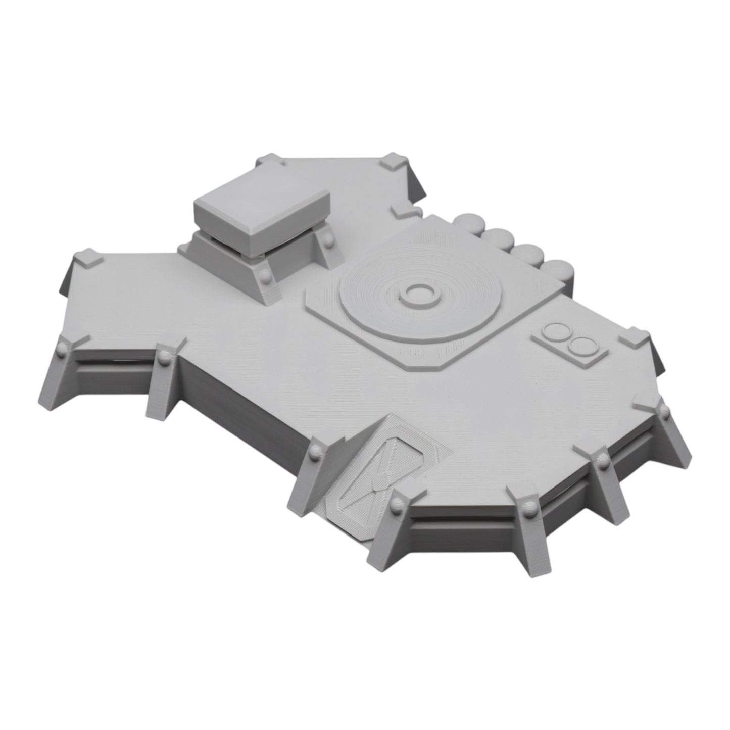 Wargaming 28mm scatter terrain scenery showing 3D-printed item that is compatible with games such as Warhammer 40K, Star Wars Legions, D+D, Dungeons and Dragons, Sci-Fi, Fantasy and other miniature tabletop games. Brand Jawar3d found at www.jawar3d.co.uk.