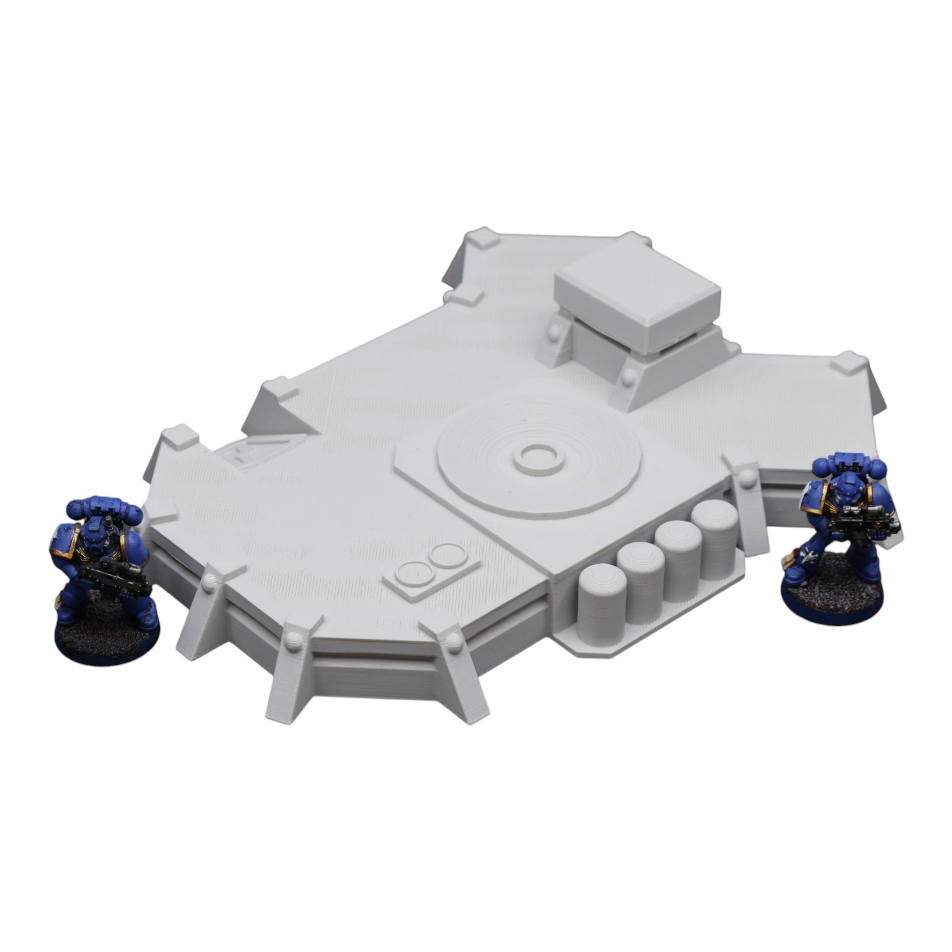 Wargaming 28mm scatter terrain scenery showing 3D-printed item that is compatible with games such as Warhammer 40K, Star Wars Legions, D+D, Dungeons and Dragons, Sci-Fi, Fantasy and other miniature tabletop games. Brand Jawar3d found at www.jawar3d.co.uk.