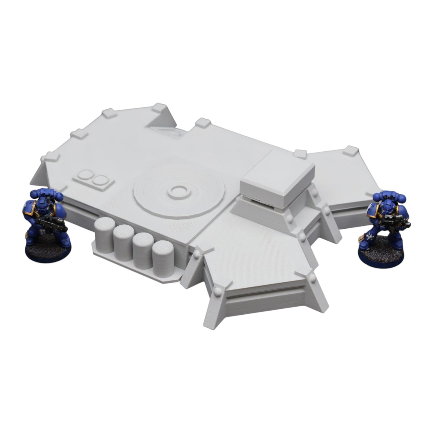 Wargaming 28mm scatter terrain scenery showing 3D-printed item that is compatible with games such as Warhammer 40K, Star Wars Legions, D+D, Dungeons and Dragons, Sci-Fi, Fantasy and other miniature tabletop games. Brand Jawar3d found at www.jawar3d.co.uk.