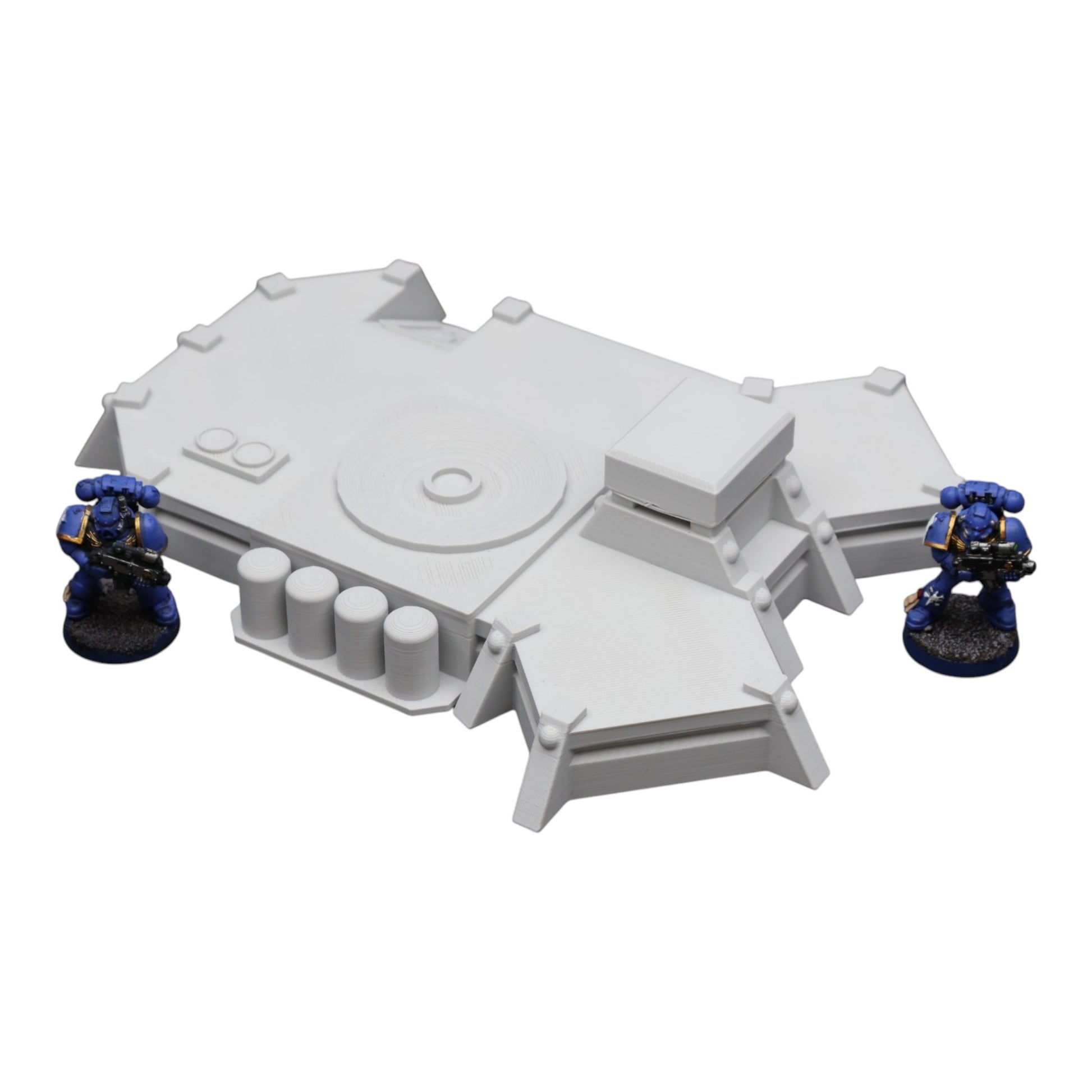 Wargaming 28mm scatter terrain scenery showing 3D-printed item that is compatible with games such as Warhammer 40K, Star Wars Legions, D+D, Dungeons and Dragons, Sci-Fi, Fantasy and other miniature tabletop games. Brand Jawar3d found at www.jawar3d.co.uk.