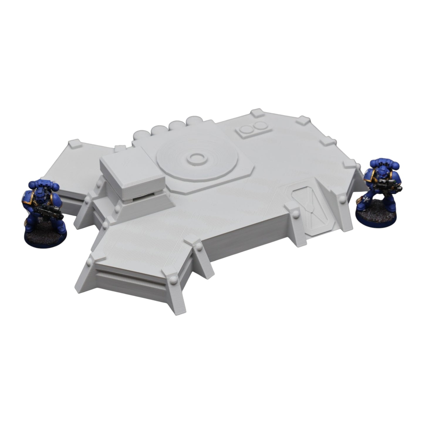 Wargaming 28mm scatter terrain scenery showing 3D-printed item that is compatible with games such as Warhammer 40K, Star Wars Legions, D+D, Dungeons and Dragons, Sci-Fi, Fantasy and other miniature tabletop games. Brand Jawar3d found at www.jawar3d.co.uk.