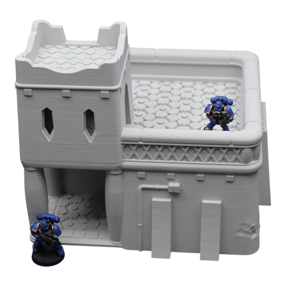 Wargaming 28mm scatter terrain scenery showing 3D-printed item that is compatible with games such as Warhammer 40K, Star Wars Legions, D+D, Dungeons and Dragons, Sci-Fi, Fantasy and other miniature tabletop games. Brand Jawar3d found at www.jawar3d.co.uk.