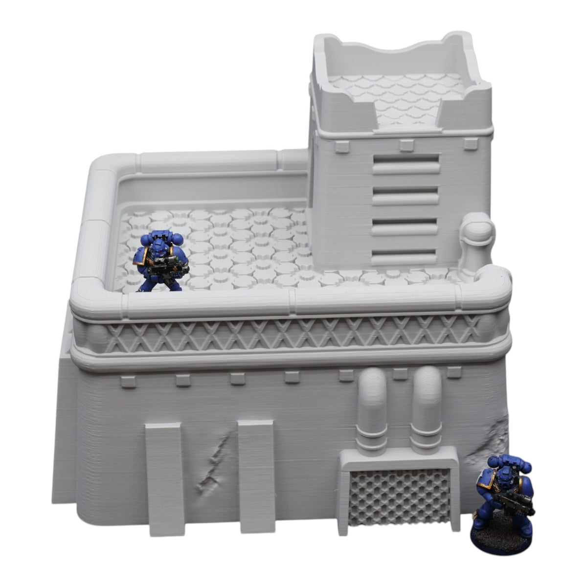 Wargaming 28mm scatter terrain scenery showing 3D-printed item that is compatible with games such as Warhammer 40K, Star Wars Legions, D+D, Dungeons and Dragons, Sci-Fi, Fantasy and other miniature tabletop games. Brand Jawar3d found at www.jawar3d.co.uk.