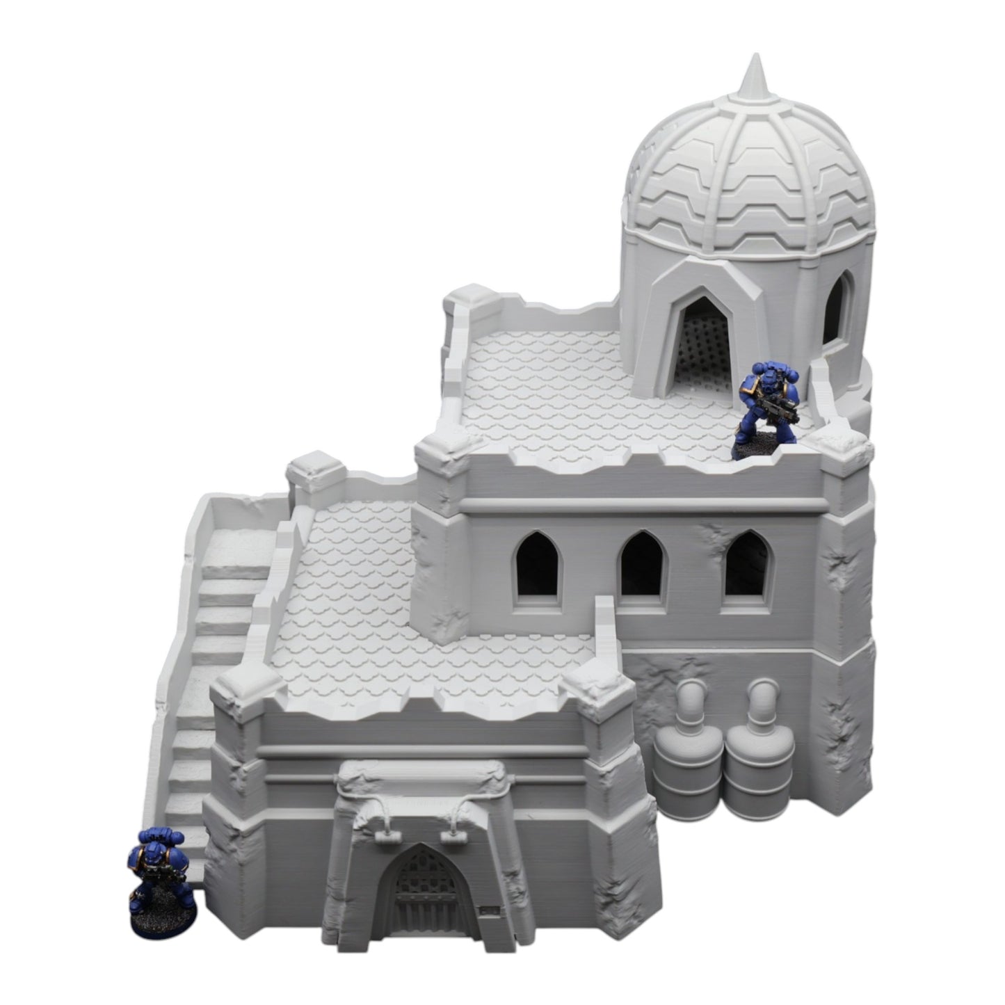 Wargaming 28mm scatter terrain scenery showing 3D-printed item that is compatible with games such as Warhammer 40K, Star Wars Legions, D+D, Dungeons and Dragons, Sci-Fi, Fantasy and other miniature tabletop games. Brand Jawar3d found at www.jawar3d.co.uk.