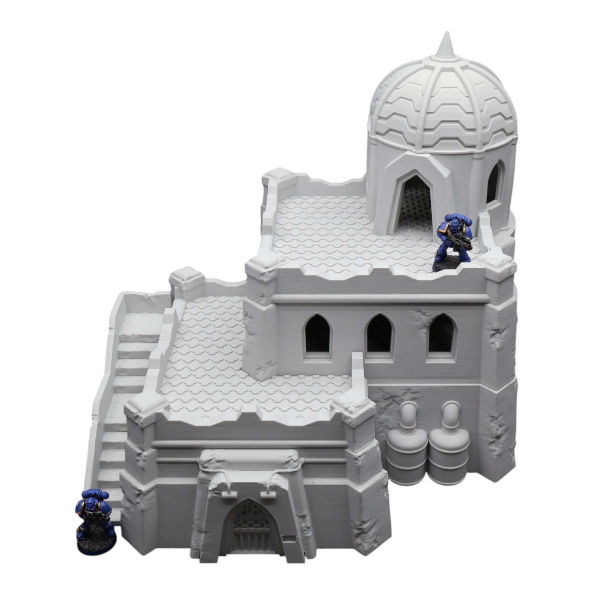 Wargaming 28mm scatter terrain scenery showing 3D-printed item that is compatible with games such as Warhammer 40K, Star Wars Legions, D+D, Dungeons and Dragons, Sci-Fi, Fantasy and other miniature tabletop games. Brand Jawar3d found at www.jawar3d.co.uk.