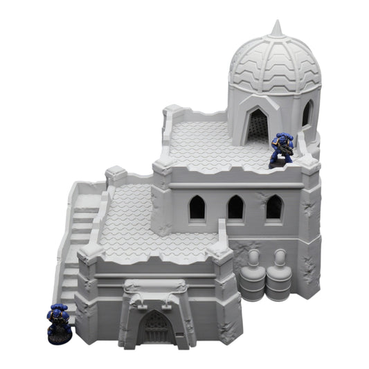 Wargaming 28mm scatter terrain scenery showing 3D-printed item that is compatible with games such as Warhammer 40K, Star Wars Legions, D+D, Dungeons and Dragons, Sci-Fi, Fantasy and other miniature tabletop games. Brand Jawar3d found at www.jawar3d.co.uk.