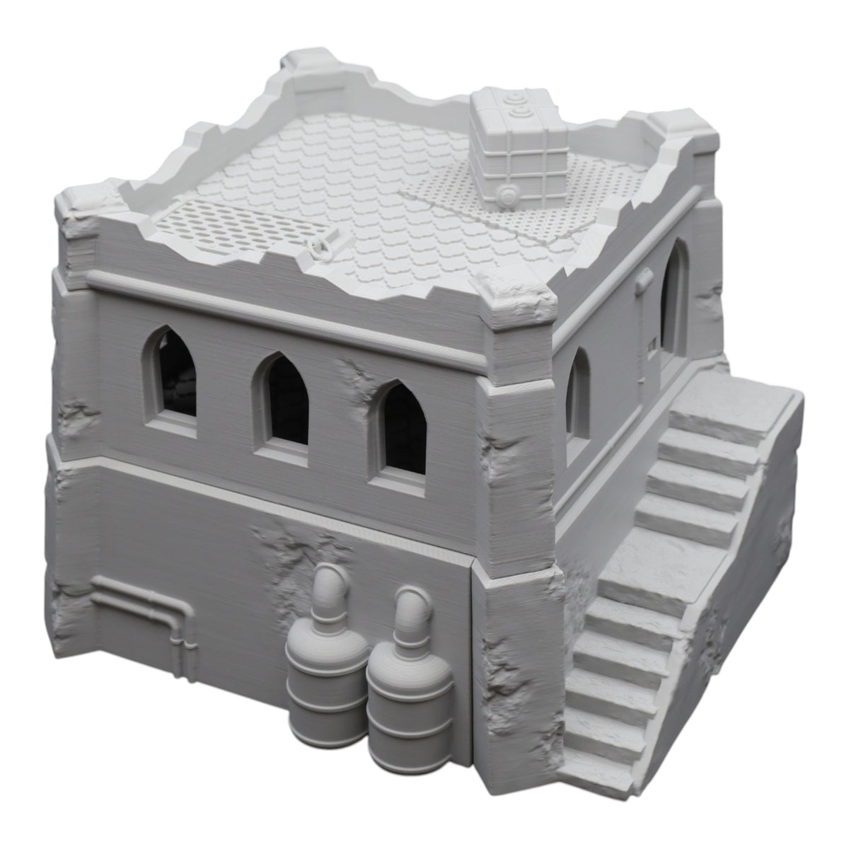 Wargaming 28mm scatter terrain scenery showing 3D-printed item that is compatible with games such as Warhammer 40K, Star Wars Legions, D+D, Dungeons and Dragons, Sci-Fi, Fantasy and other miniature tabletop games. Brand Jawar3d found at www.jawar3d.co.uk.