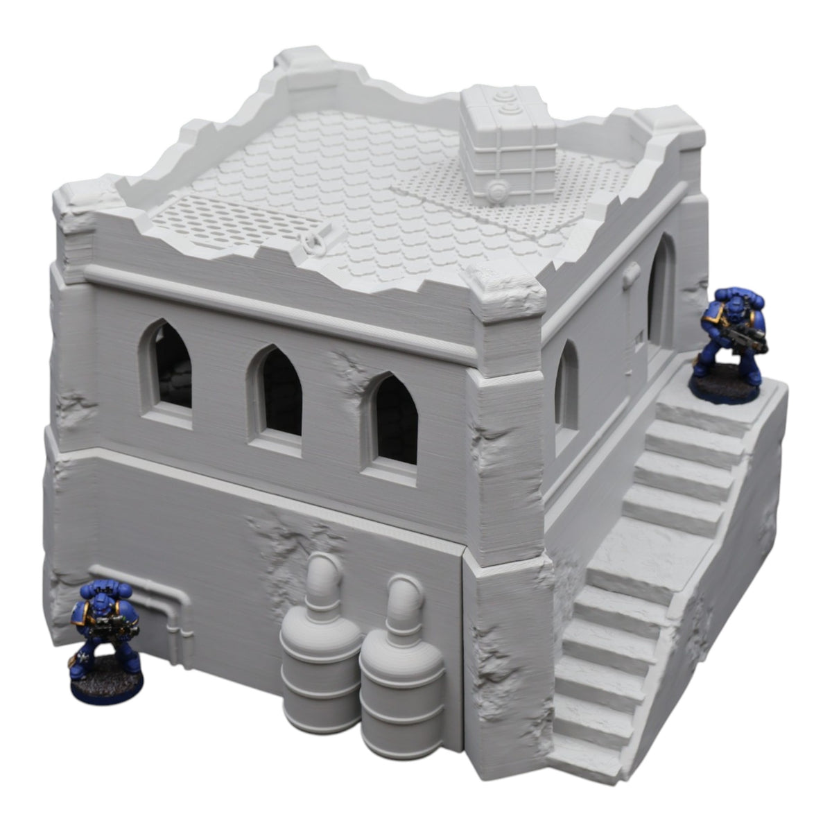 Wargaming 28mm scatter terrain scenery showing 3D-printed item that is compatible with games such as Warhammer 40K, Star Wars Legions, D+D, Dungeons and Dragons, Sci-Fi, Fantasy and other miniature tabletop games. Brand Jawar3d found at www.jawar3d.co.uk.