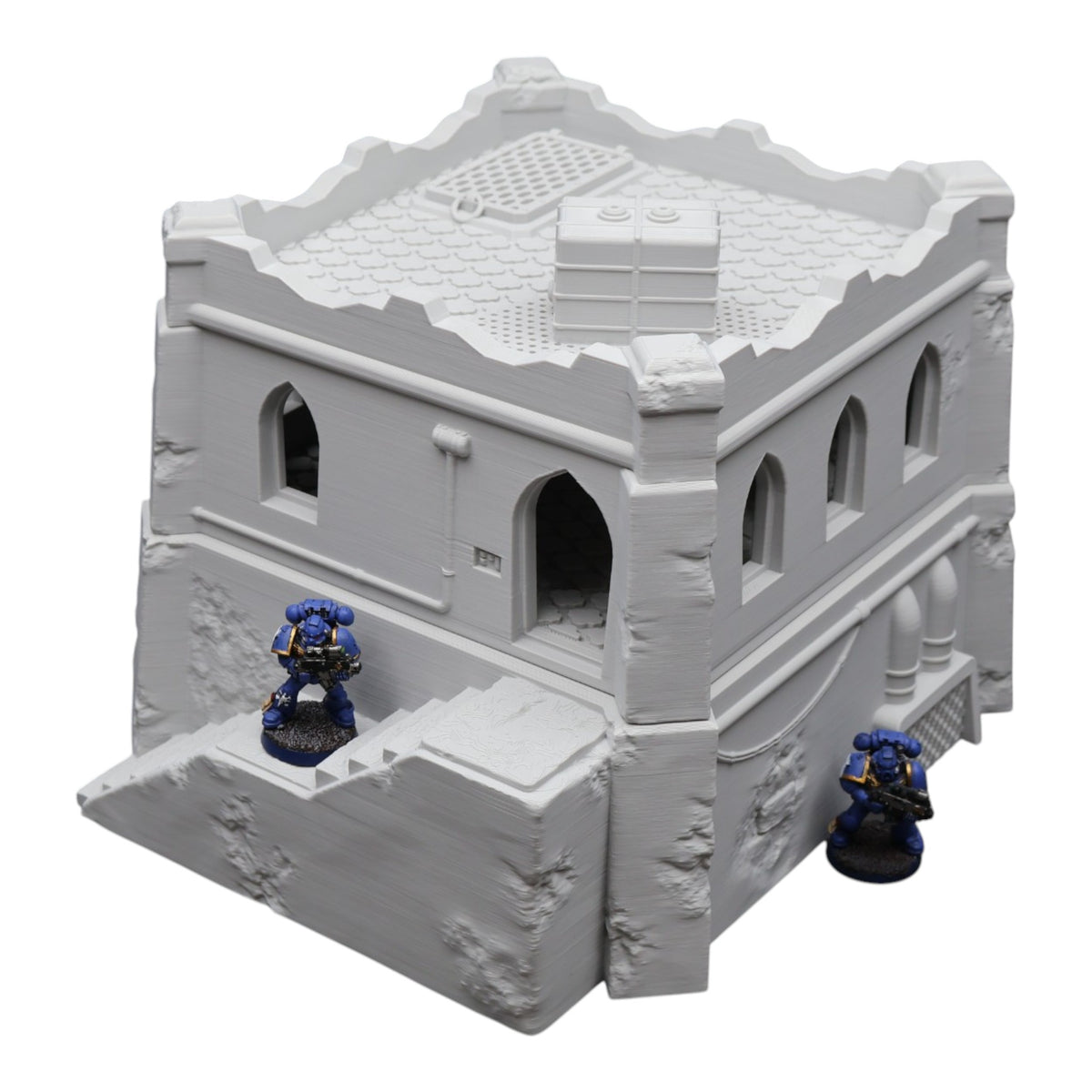 Wargaming 28mm scatter terrain scenery showing 3D-printed item that is compatible with games such as Warhammer 40K, Star Wars Legions, D+D, Dungeons and Dragons, Sci-Fi, Fantasy and other miniature tabletop games. Brand Jawar3d found at www.jawar3d.co.uk.