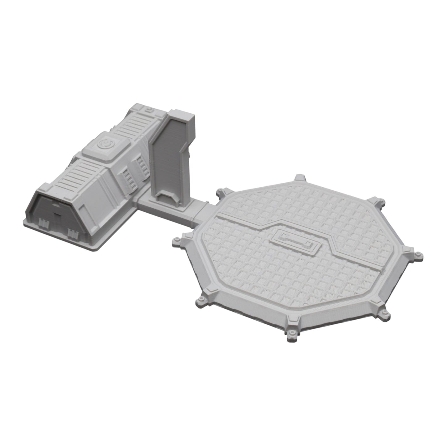 Wargaming 28mm scatter terrain scenery showing 3D-printed item that is compatible with games such as Warhammer 40K, Star Wars Legions, D+D, Dungeons and Dragons, Sci-Fi, Fantasy and other miniature tabletop games. Brand Jawar3d found at www.jawar3d.co.uk.