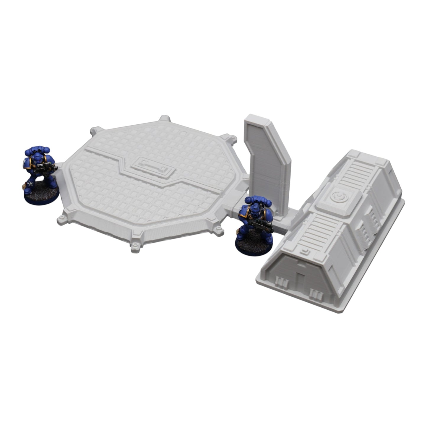 Wargaming 28mm scatter terrain scenery showing 3D-printed item that is compatible with games such as Warhammer 40K, Star Wars Legions, D+D, Dungeons and Dragons, Sci-Fi, Fantasy and other miniature tabletop games. Brand Jawar3d found at www.jawar3d.co.uk.