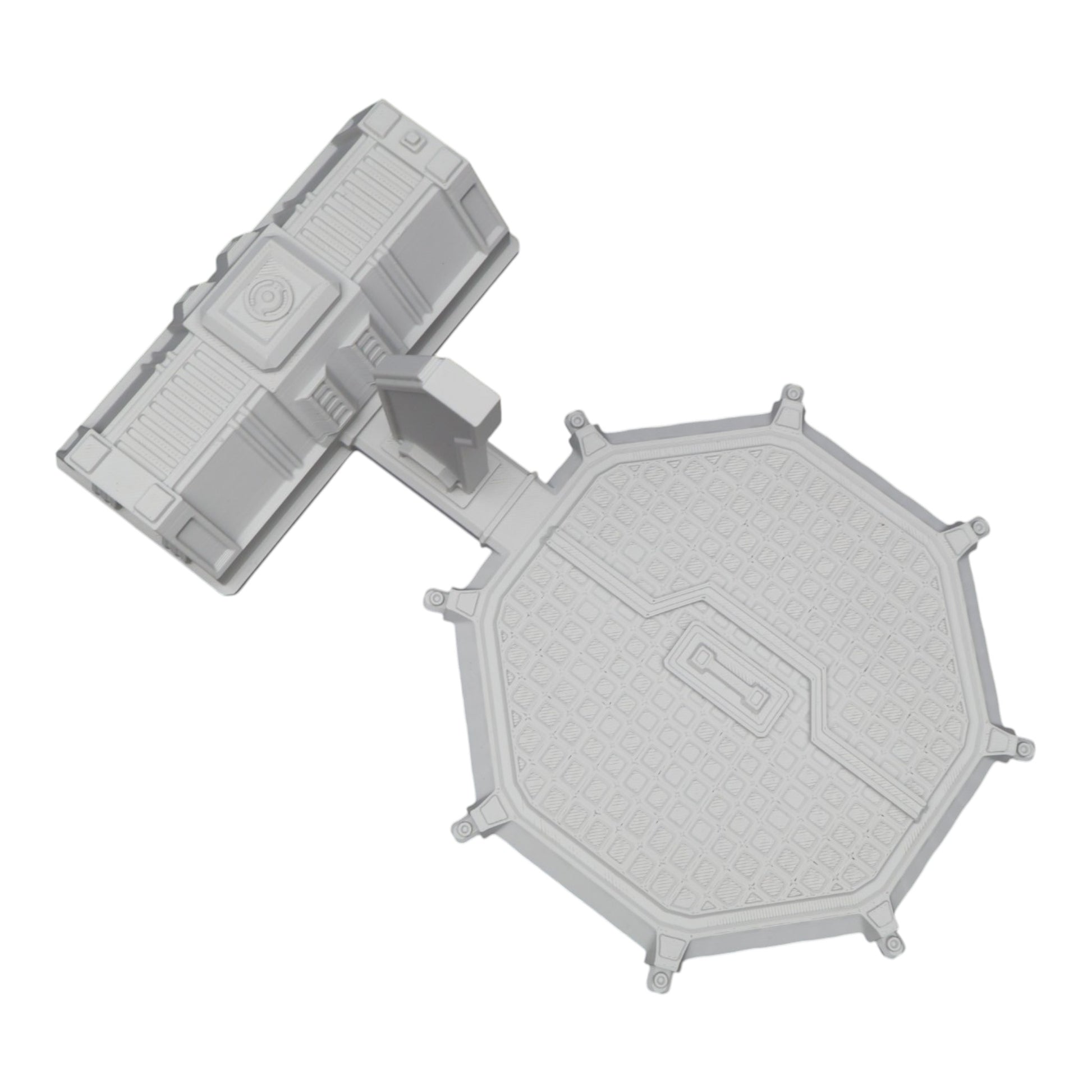 Wargaming 28mm scatter terrain scenery showing 3D-printed item that is compatible with games such as Warhammer 40K, Star Wars Legions, D+D, Dungeons and Dragons, Sci-Fi, Fantasy and other miniature tabletop games. Brand Jawar3d found at www.jawar3d.co.uk.
