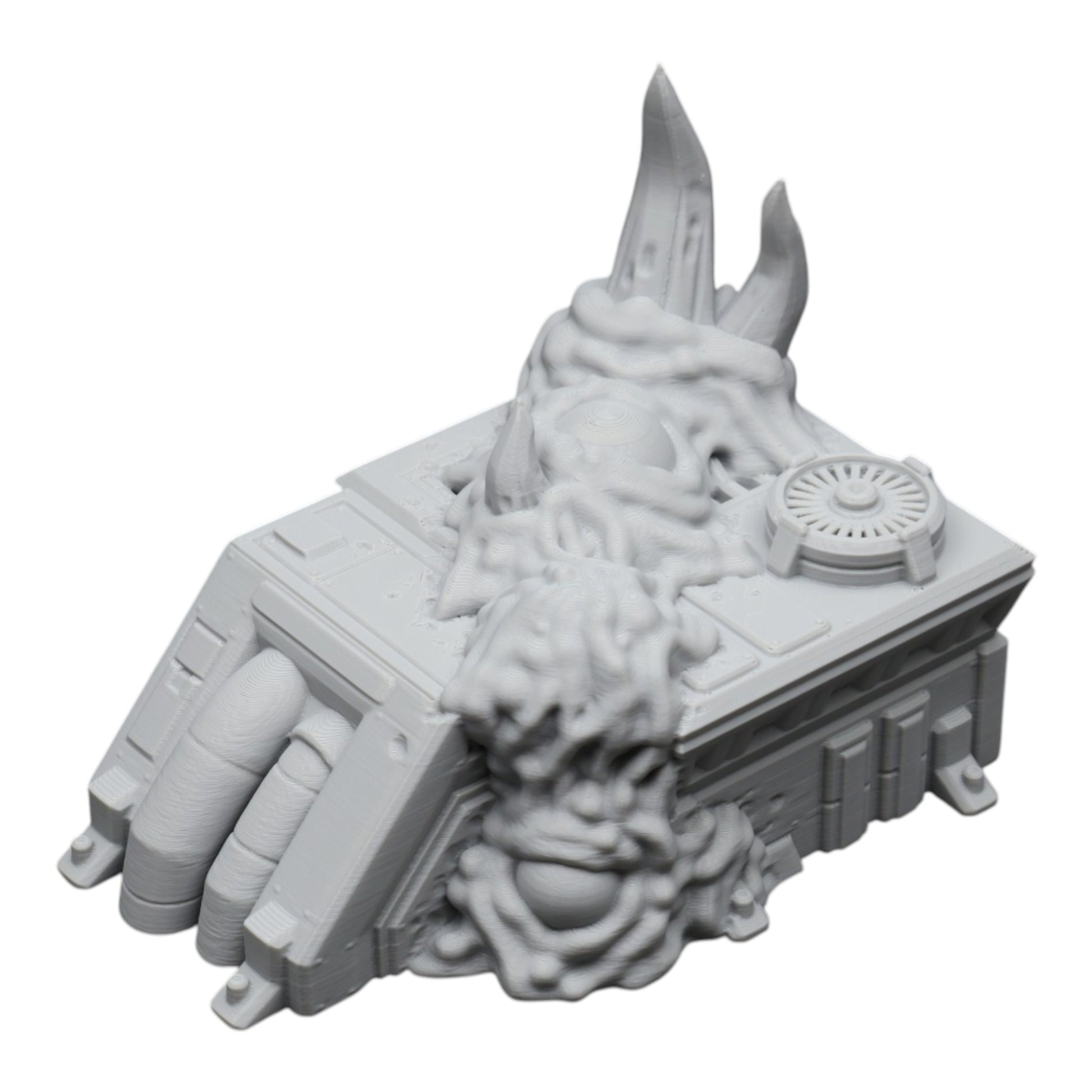 Wargaming 28mm scatter terrain scenery showing 3D-printed item that is compatible with games such as Warhammer 40K, Star Wars Legions, D+D, Dungeons and Dragons, Sci-Fi, Fantasy and other miniature tabletop games. Brand Jawar3d found at www.jawar3d.co.uk.