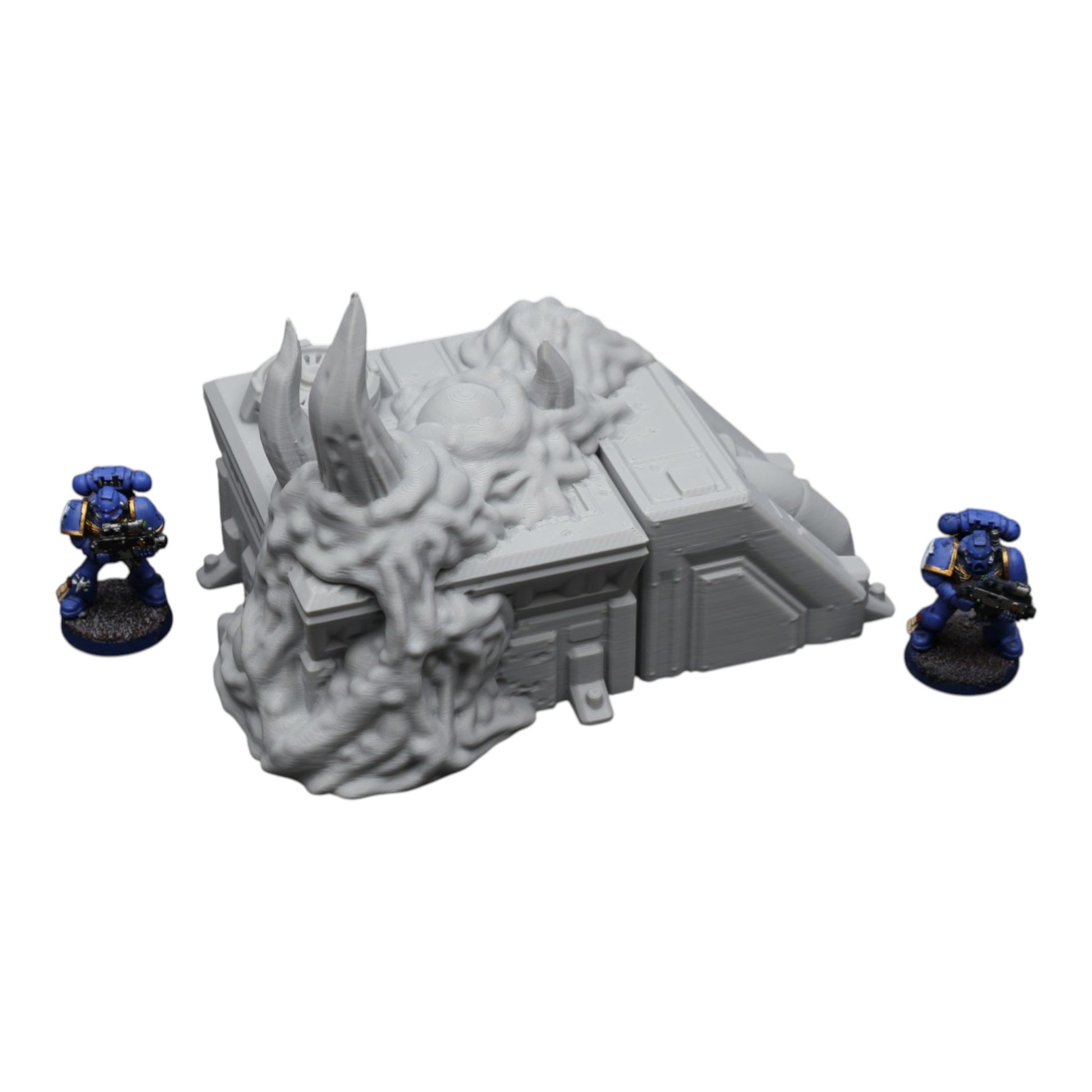 Wargaming 28mm scatter terrain scenery showing 3D-printed item that is compatible with games such as Warhammer 40K, Star Wars Legions, D+D, Dungeons and Dragons, Sci-Fi, Fantasy and other miniature tabletop games. Brand Jawar3d found at www.jawar3d.co.uk.